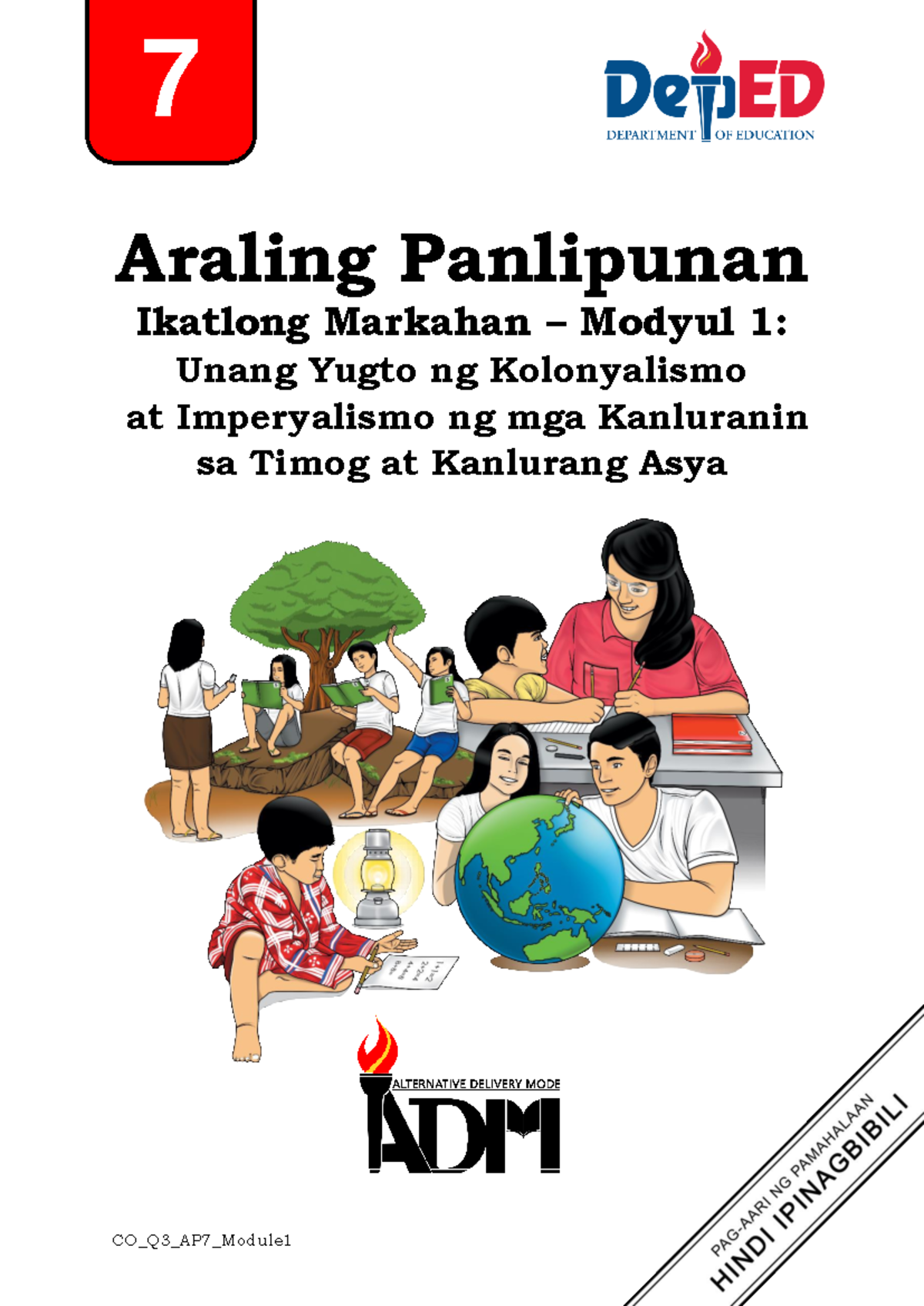AP7-Q3- Modyul 1 - Hdhh - Araling Panlipunan Ikatlong Markahan – Modyul ...