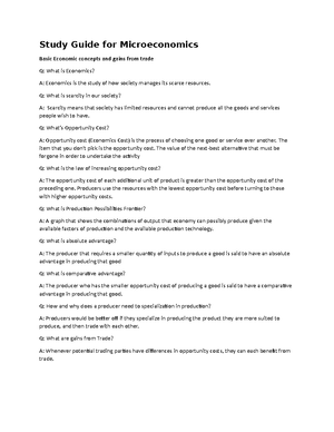 Unit 5 Study Guide Answers - AP ® Microeconomics Unit 5: Factor Markets ...