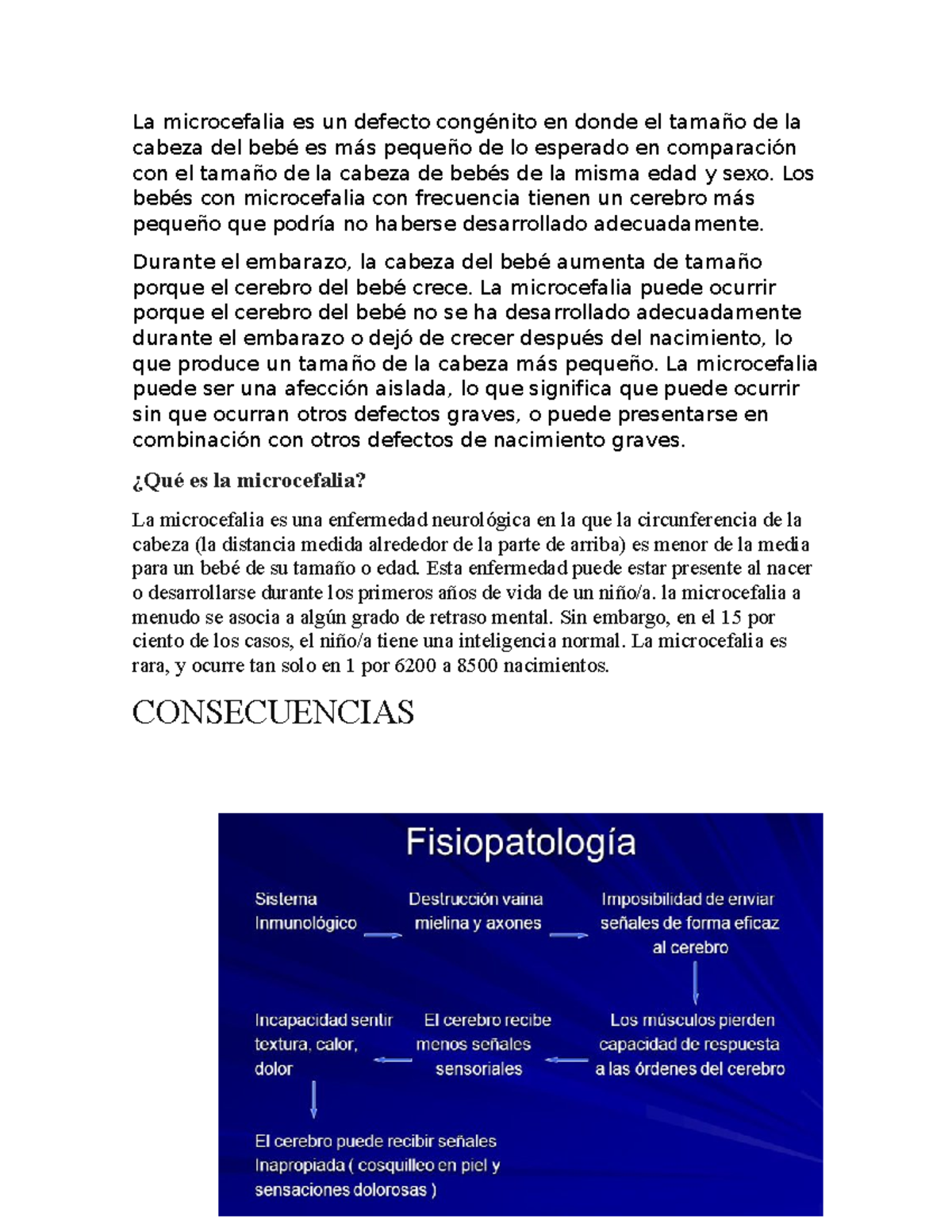 LA Microcefalia RB Neuro - La microcefalia es un defecto congénito en ...