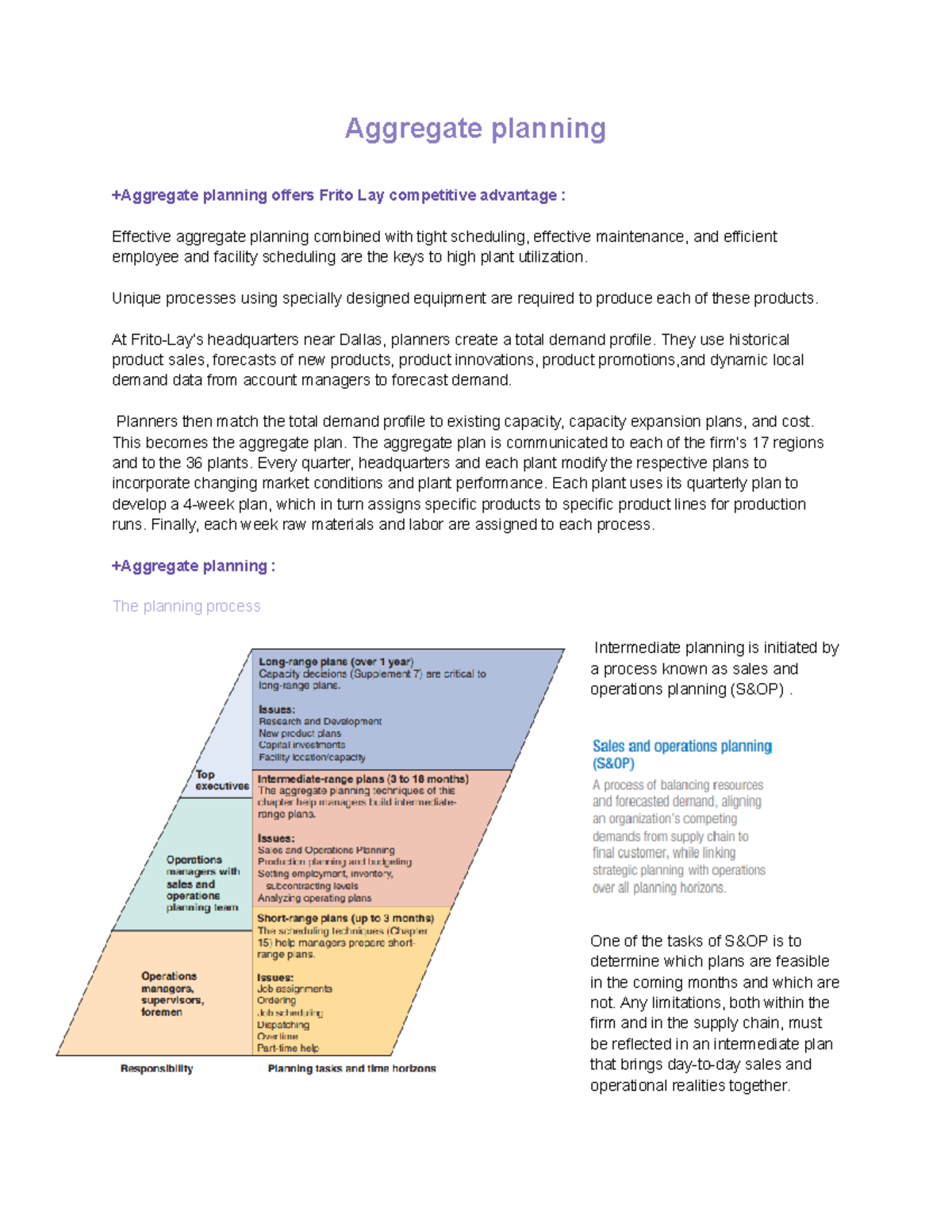 Aggregate planning - summary - Aggregate planning +Aggregate planning ...