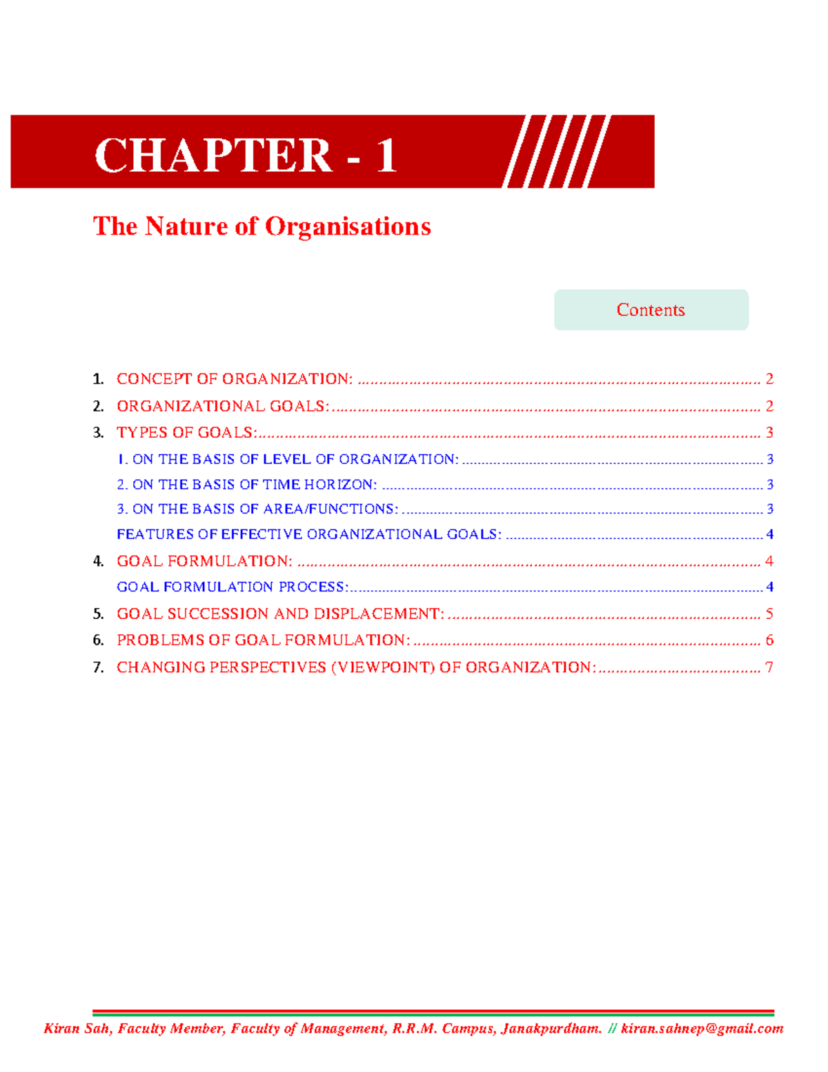 BUS 101: Final Exam Notes on the Nature of Organization - Studocu
