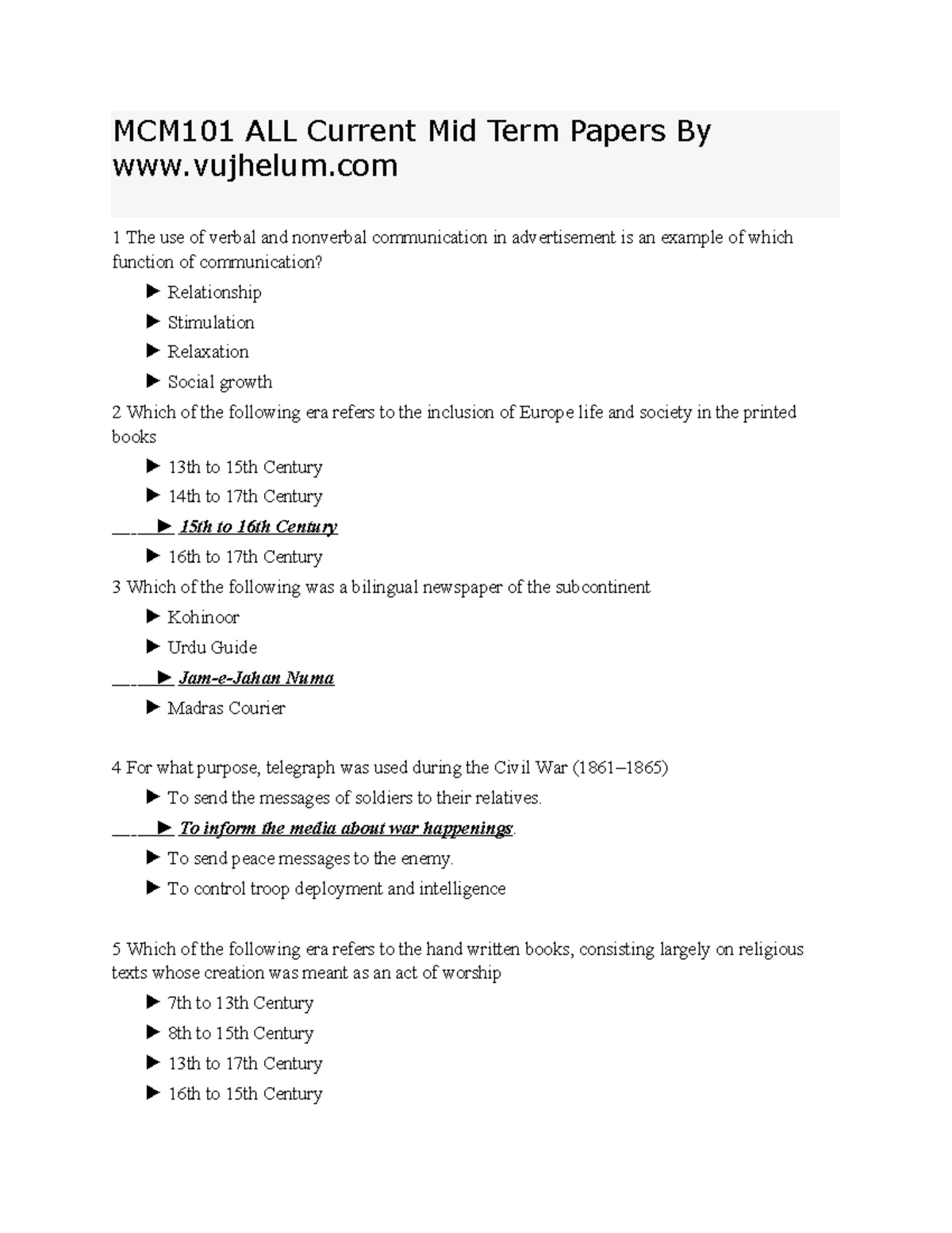 Final Term Exam Sample Paper CS204: Cyber Law Overview - Studocu