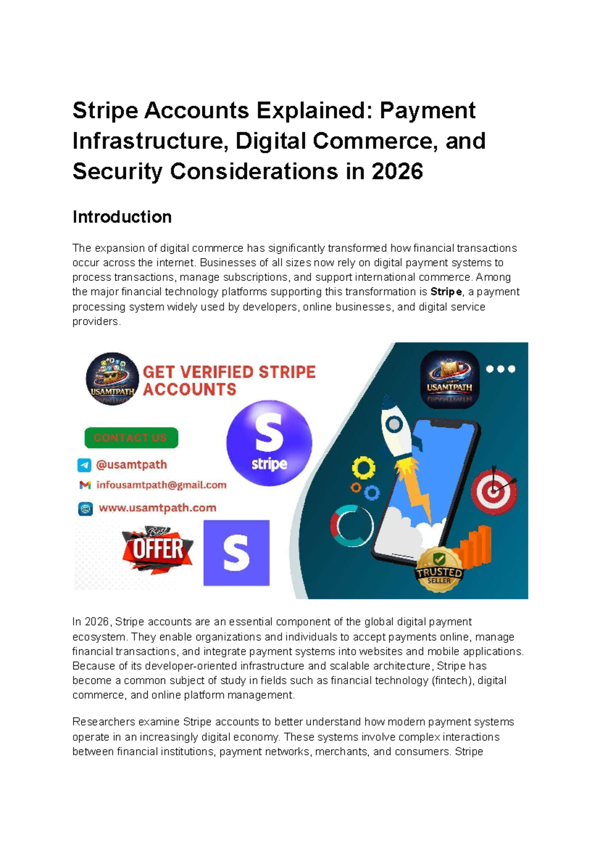 Stripe Accounts in 2026: Understanding Digital Payment Infrastructure ...