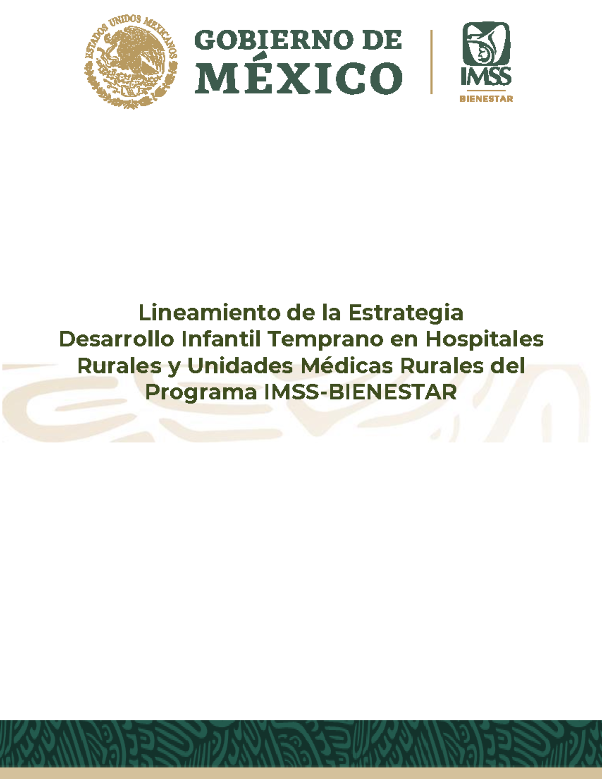 Lineamiento de la Estrategia DIT en Hospitales Rurales y UMR 2021 - Studocu