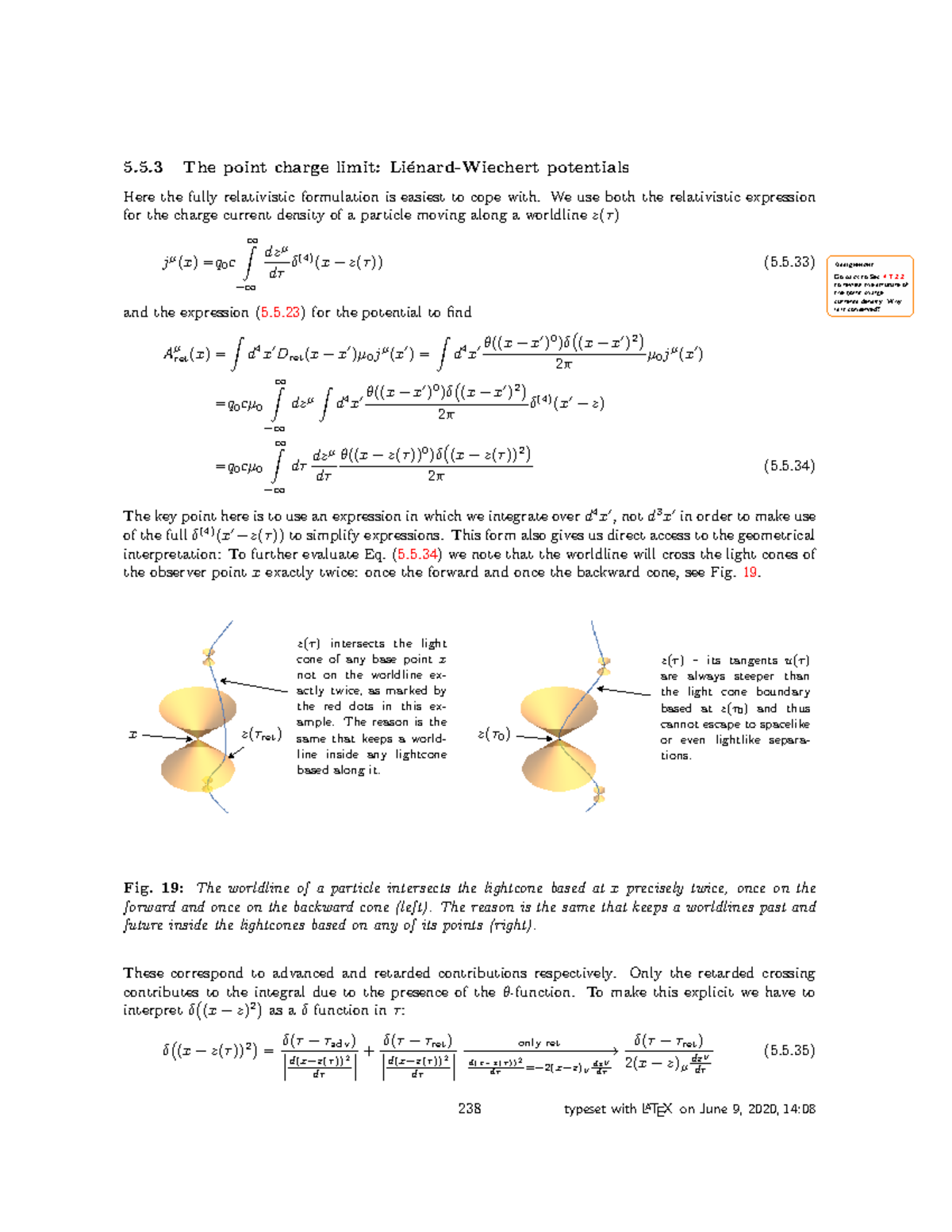 EM honours notes 238 242 - 5.5 The point charge limit: Li ́enard ...