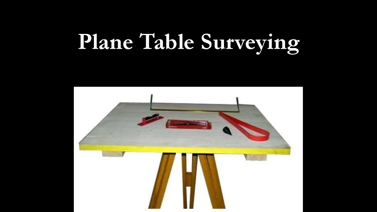 Plane Table Surveying Techniques and Instruments: A Comprehensive Guide ...