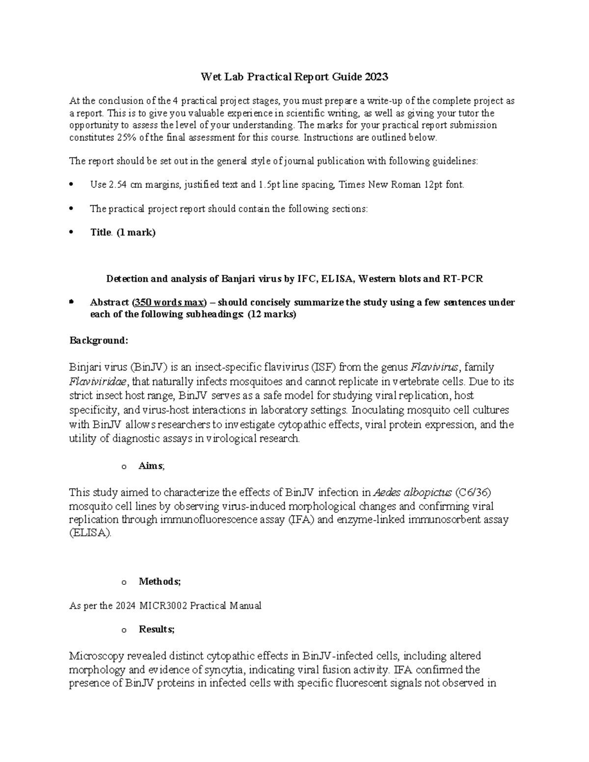 2025 Wet Lab Prac Report Venkat Prabhakar - Wet Lab Practical Report ...