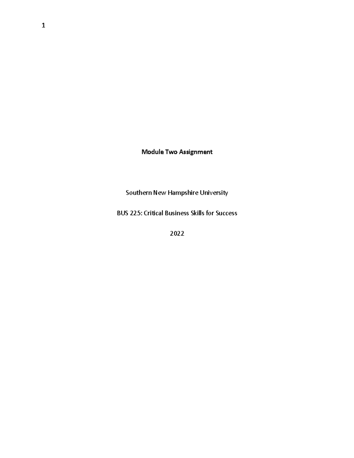 BUS225 Module Two Assignment Analysis and Insights on Employee Data ...