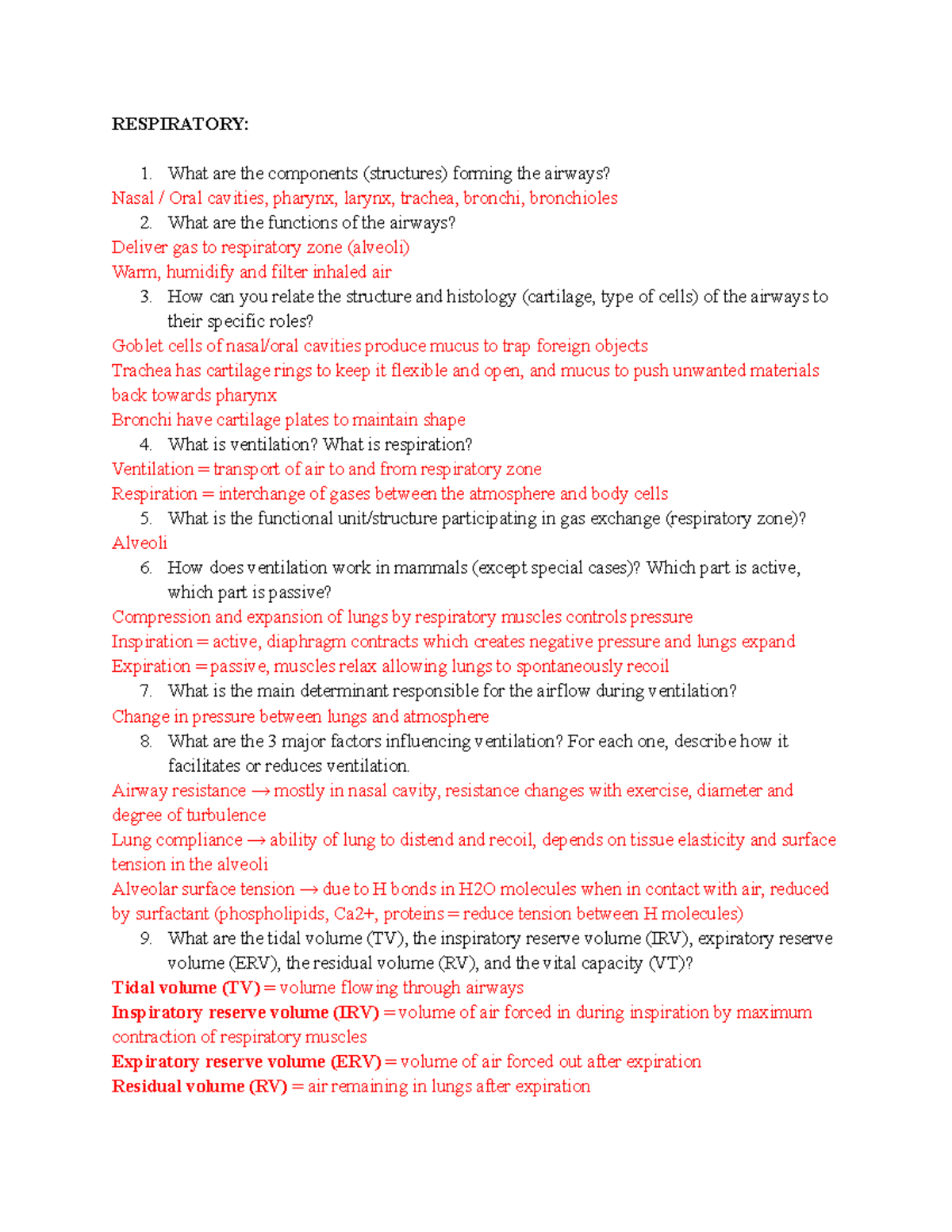 Midterm 2 Review Questions and Answers - Ansc3080 - U of G - Studocu