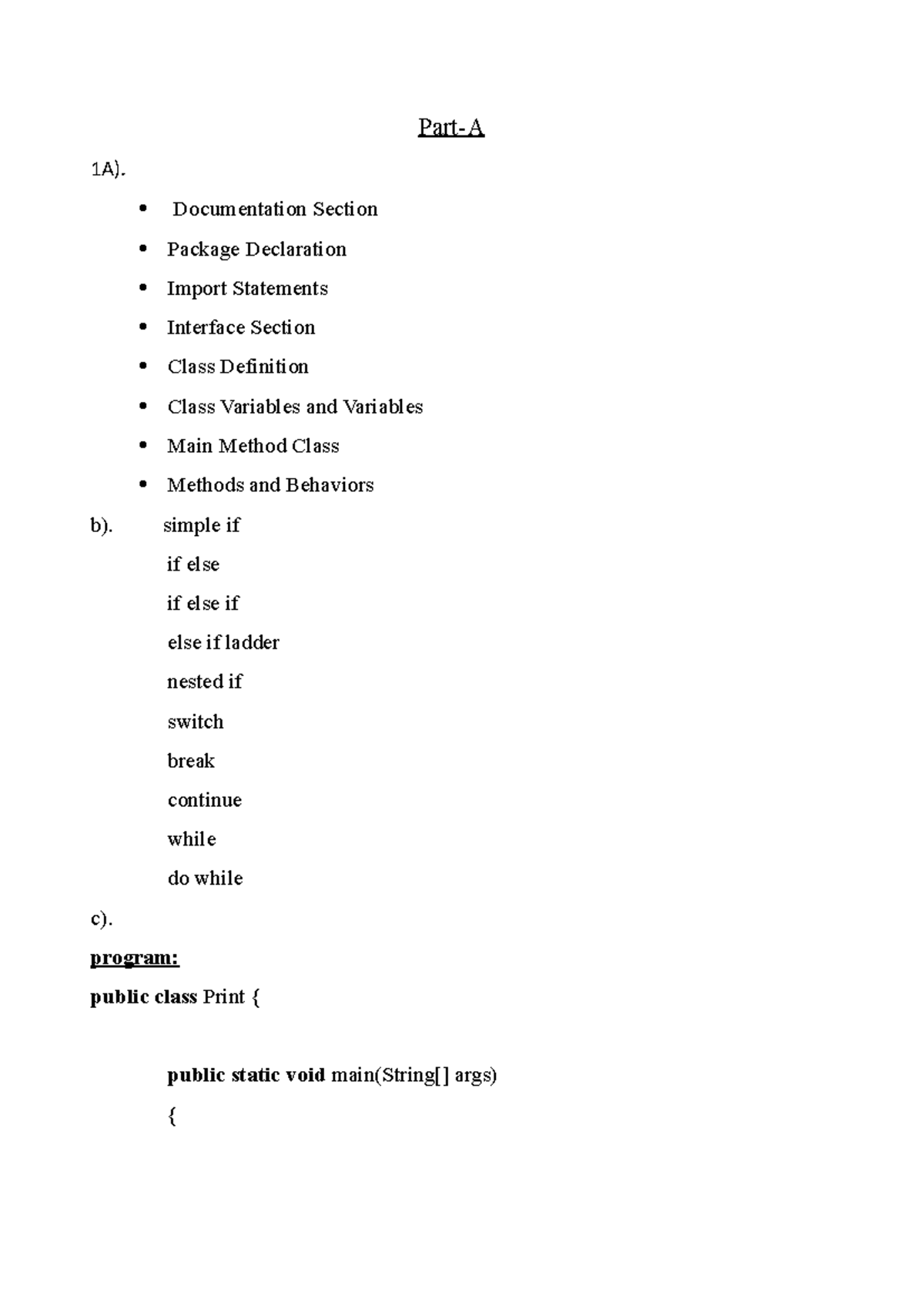 Java Basics - Concepts & Code Examples (CS101) - Studocu