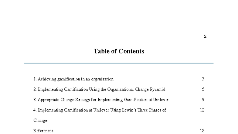 MGMT1120 - Chapter 12: Implementing Gamification at Unilever - Studocu