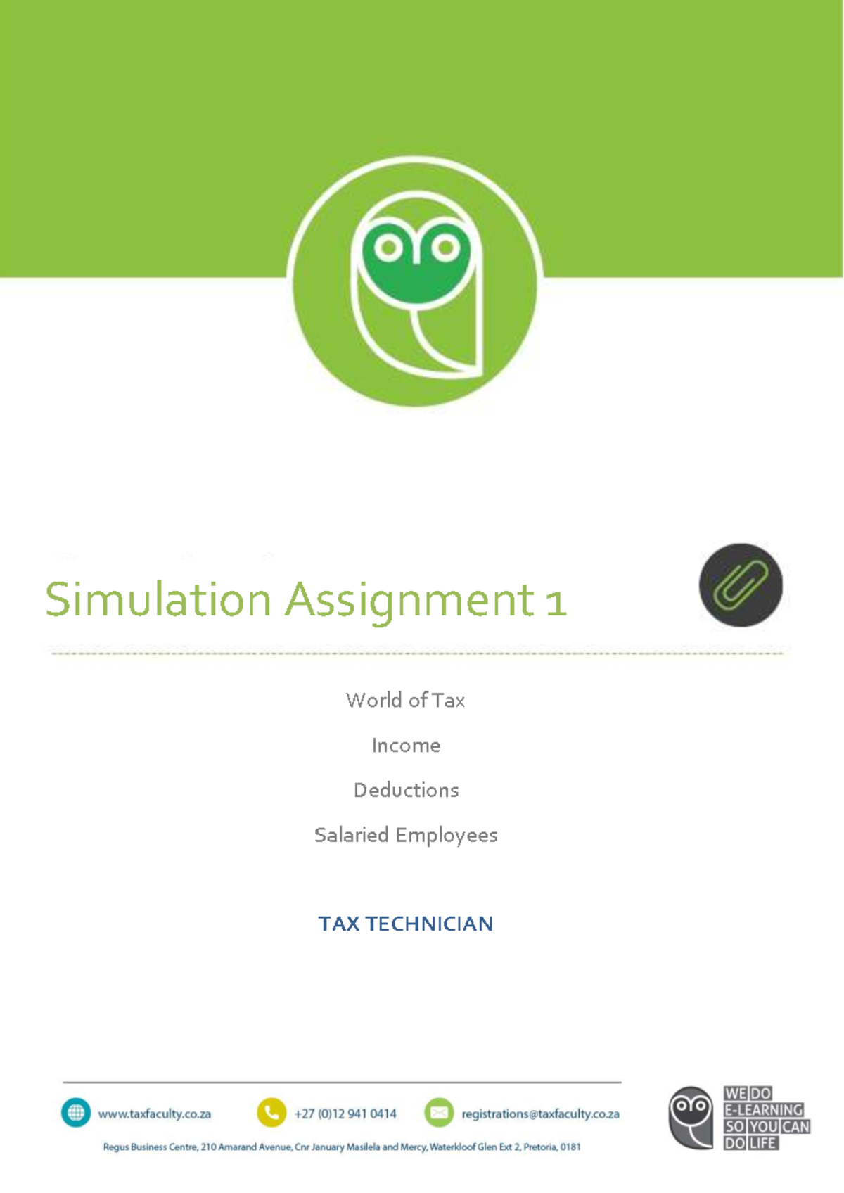 Exam Preparation questions Case Study - Simulation Assignment 1 World ...