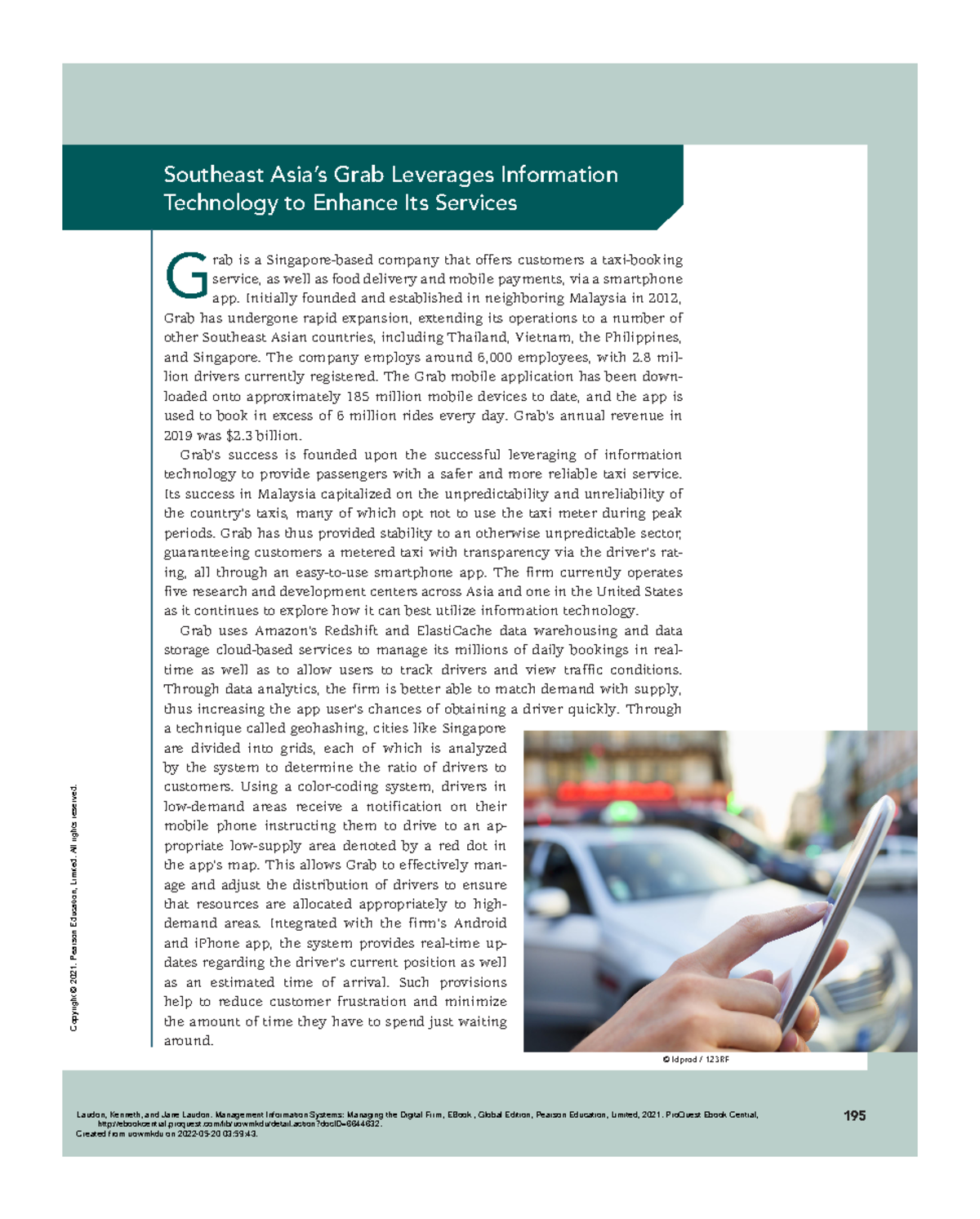 Week 4 Case Study: Grab - Document Preview