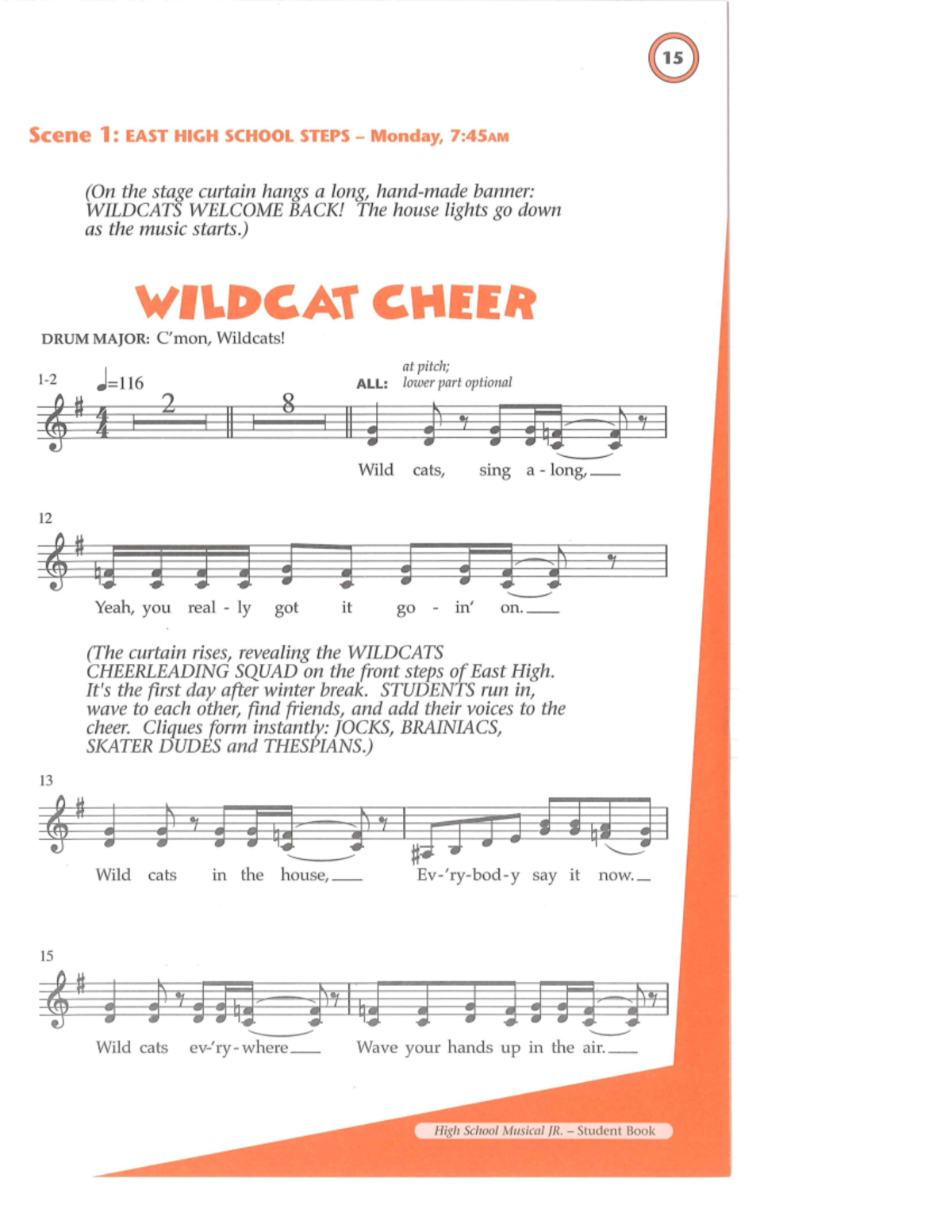 High School Musical JR. HSM-Script: Scene Breakdown and Analysis - Studocu