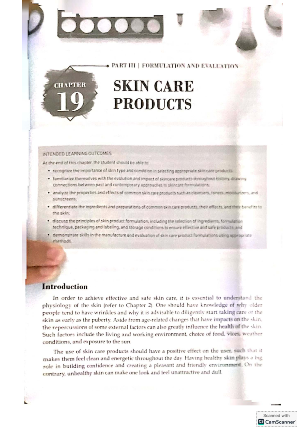 Chapter 19 - Formulation and Evaluation of Skin Care Products (PRACTICE ...