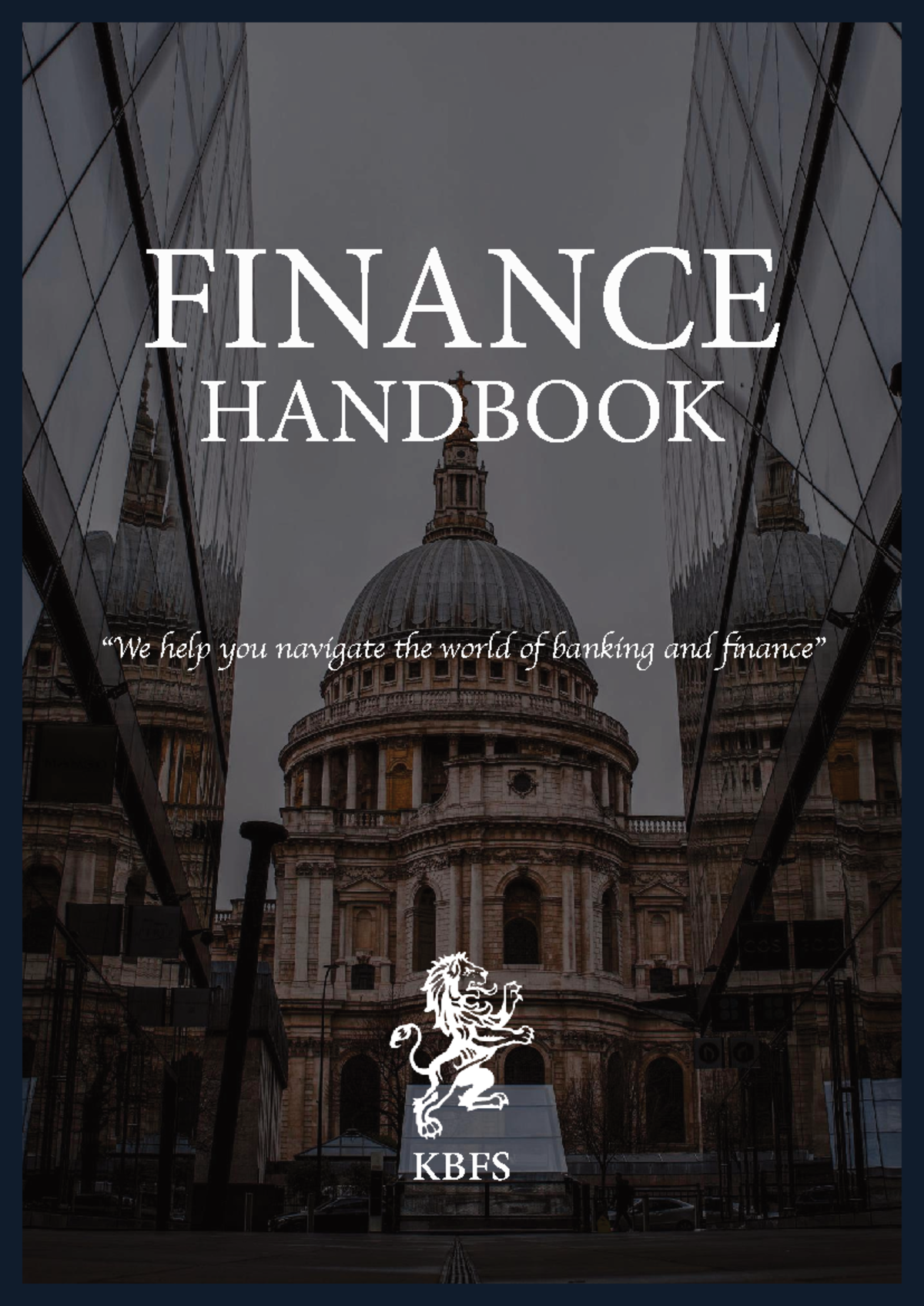 KBFS Finance Handbook: Navigating Banking & Finance Careers - Studocu