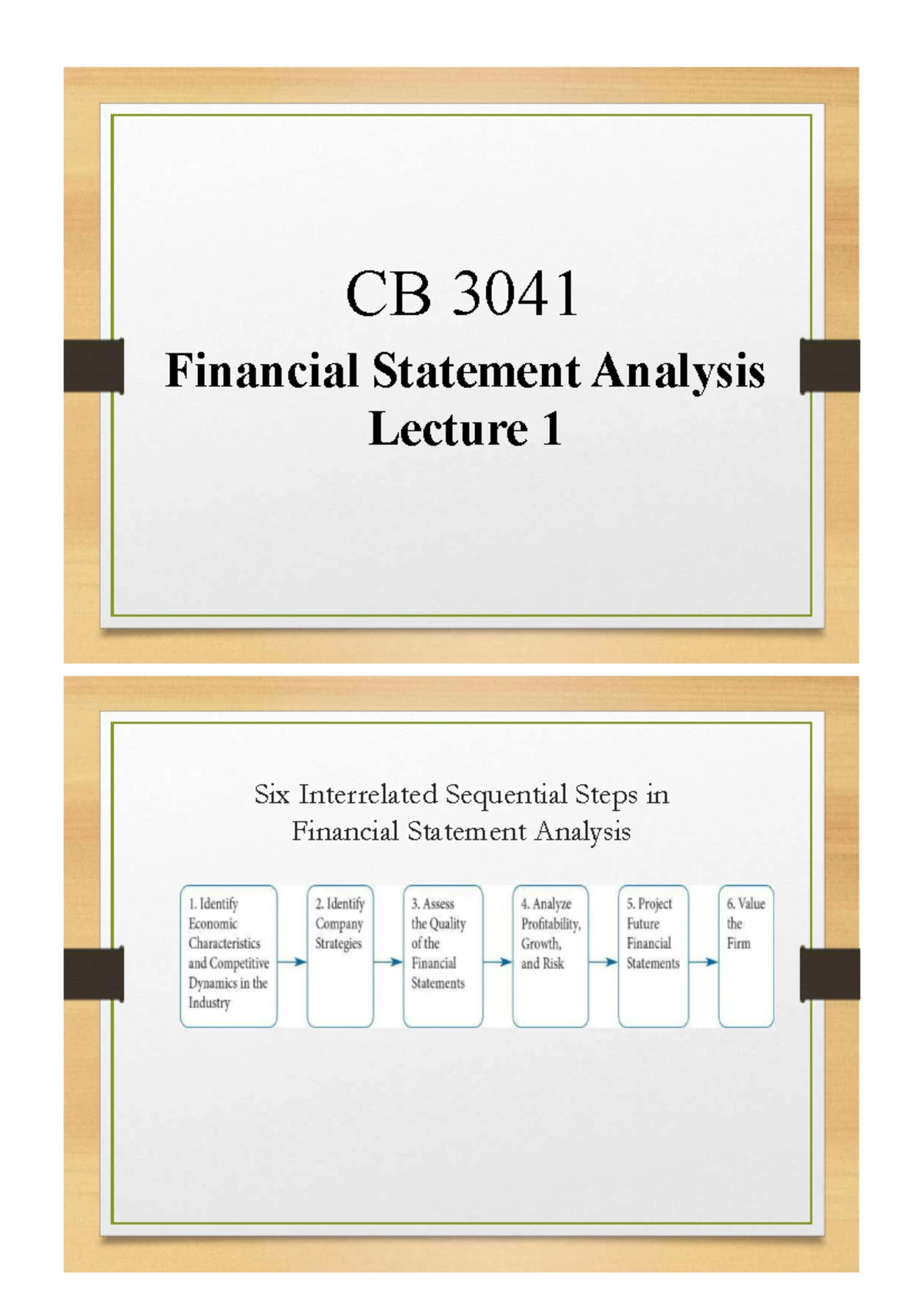 Topic 2-2: Balance Sheet Overview and Financial Position Analysis - Studocu
