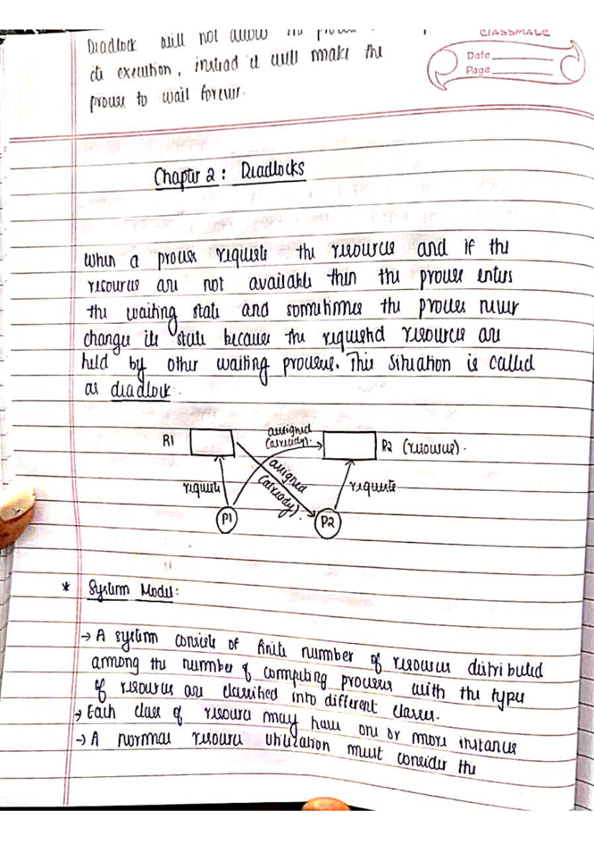 OS 2 Unit 2 Chapter 3: Understanding Deadlocks and Resource Allocation ...