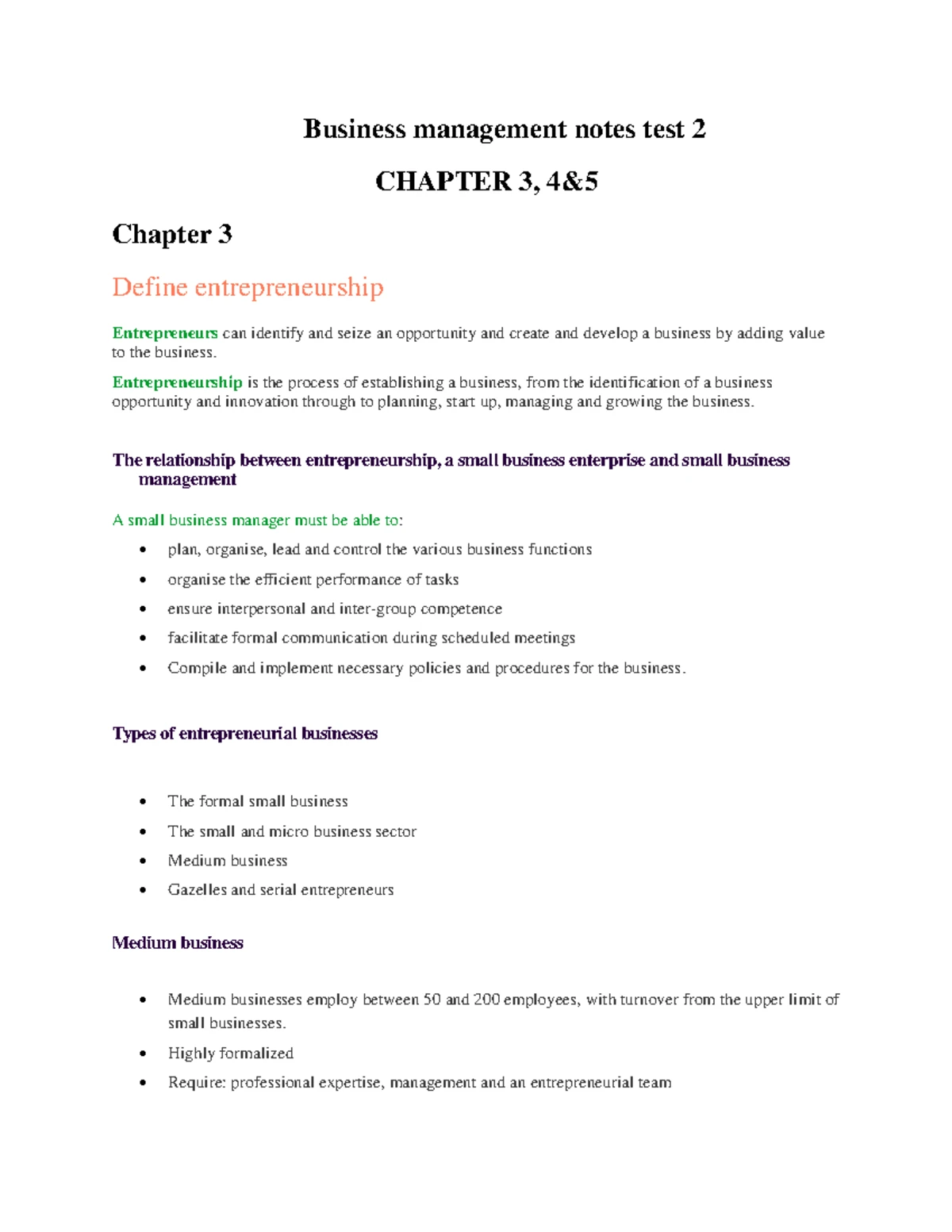 BMA01A1 Tutorial 1 Exercise: Intro to Business Management Concepts ...