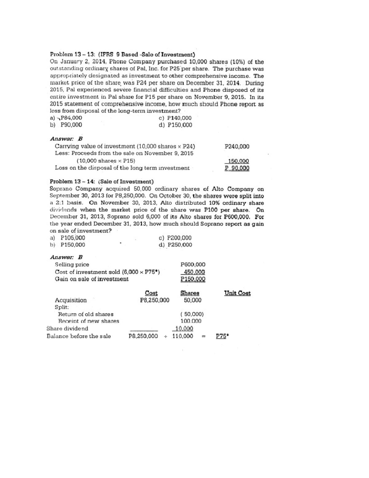 Accounting Problems 4: Comprehensive Study Guide - Studocu