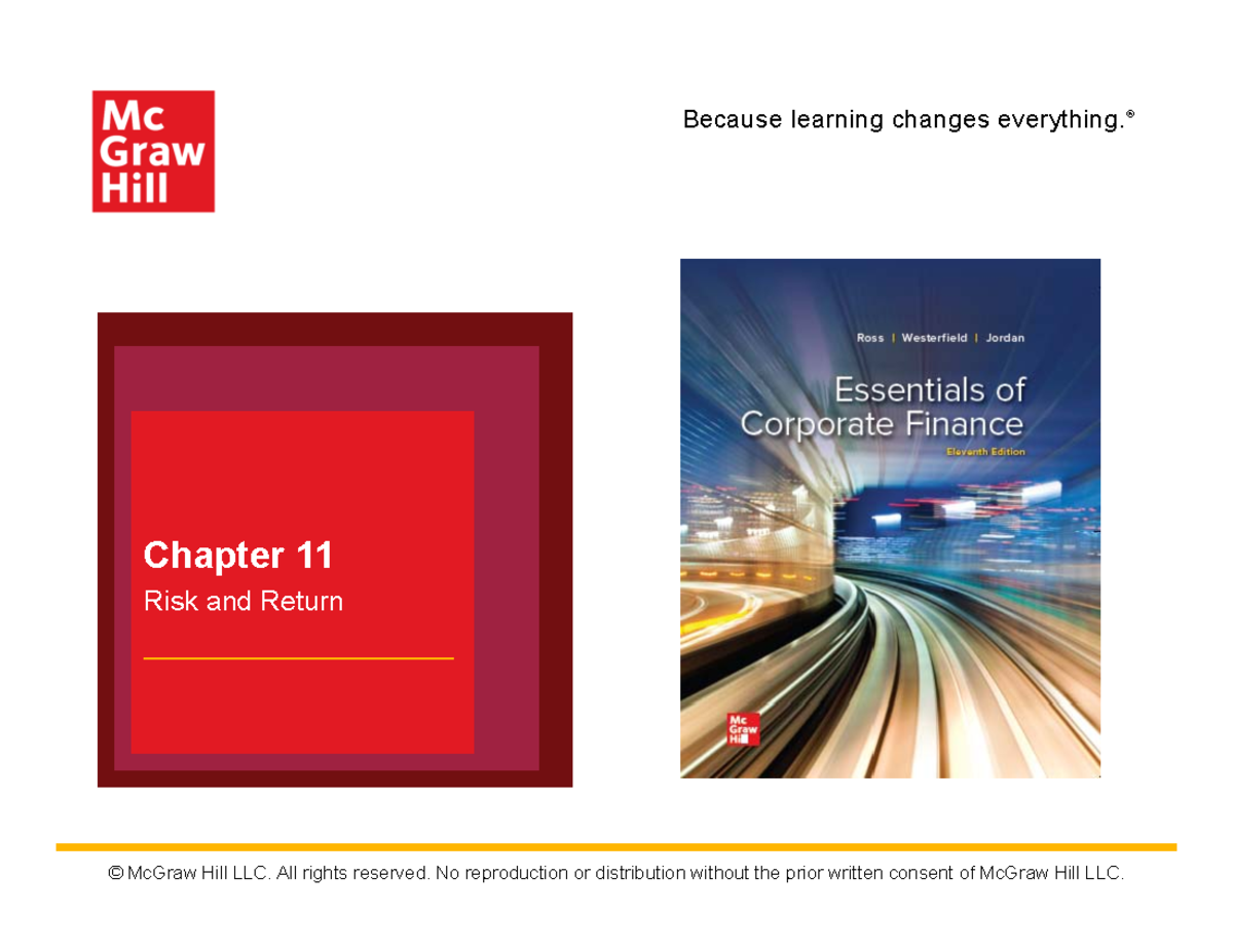 Lecture 07 Ch11ii student - Because learning changes everything ...
