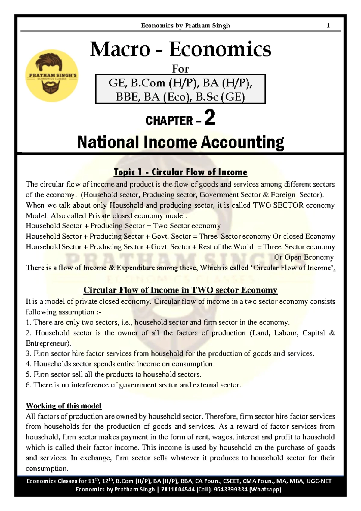 Sandeep Garg Macroeconomics - class 12 economics - Studocu
