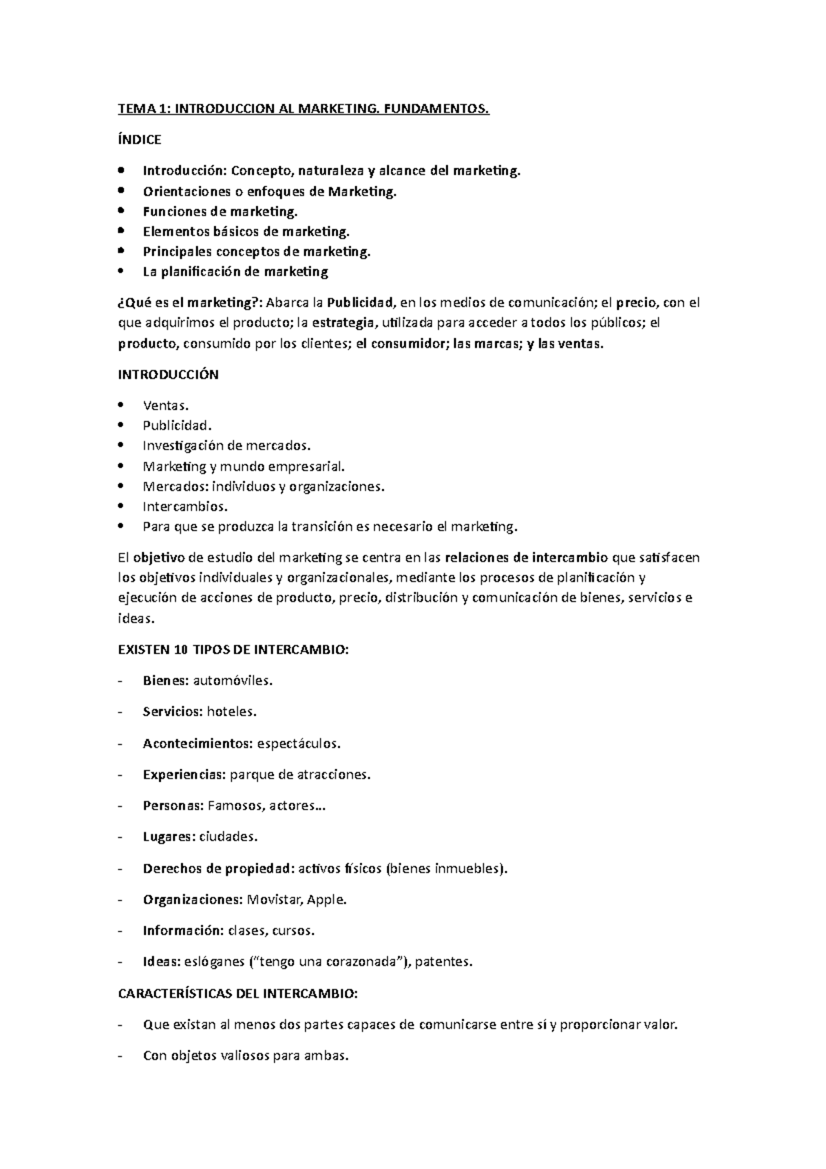 TEMA 1. introducción al marketing y comunicación. fundamentos. - TEMA 1 ...