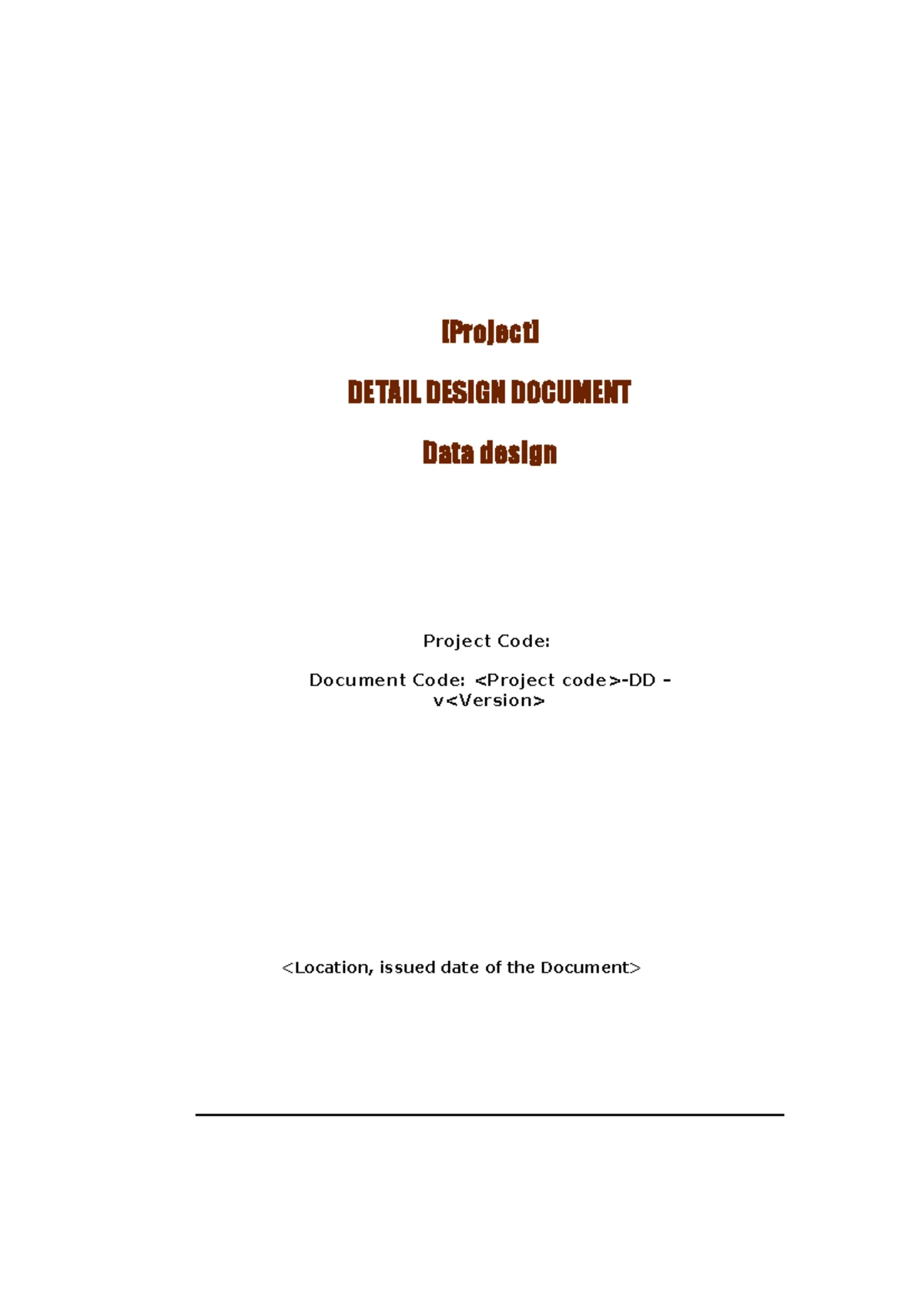 Class Design Document Template - Project Code: aasdaaasda - Studocu