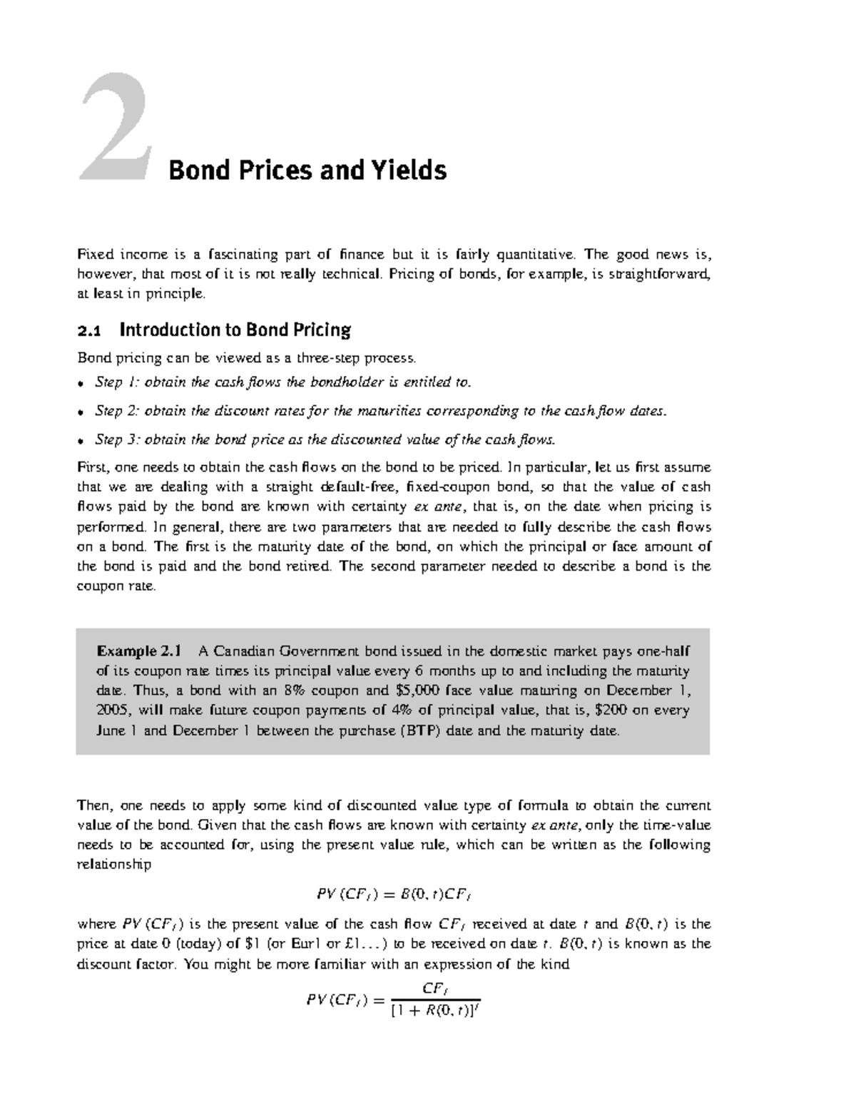 Fixed Income Securities: Bond Prices and Yields (HOC-74-88) - Studocu