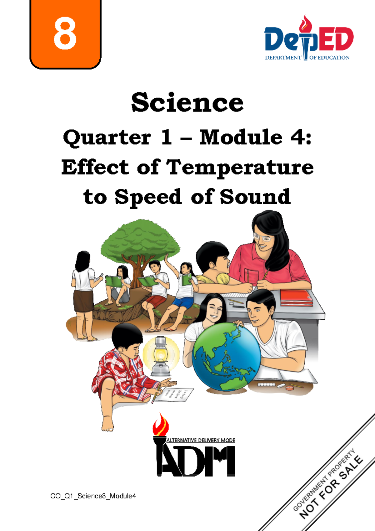 Science 8 Q1 M4: Impact of Temperature on Speed of Sound - Studocu