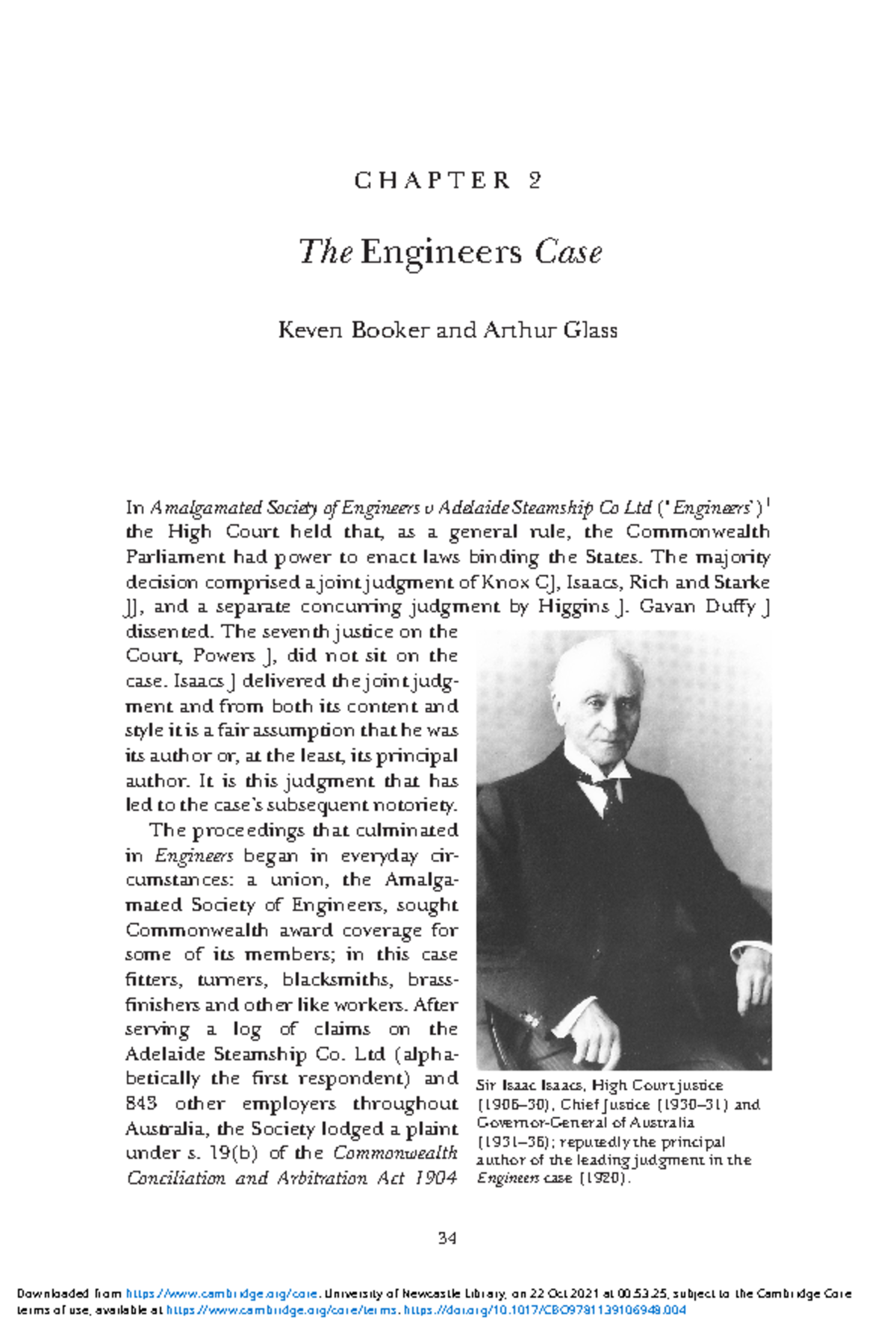 Engineers case materials essay info - LAWS1001B - UoN - Studocu