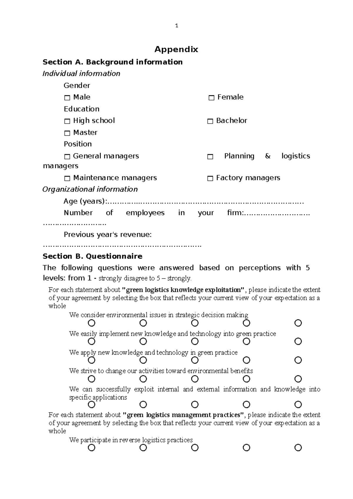 1-s2 - 1 Appendix Section A. Background information Individual ...