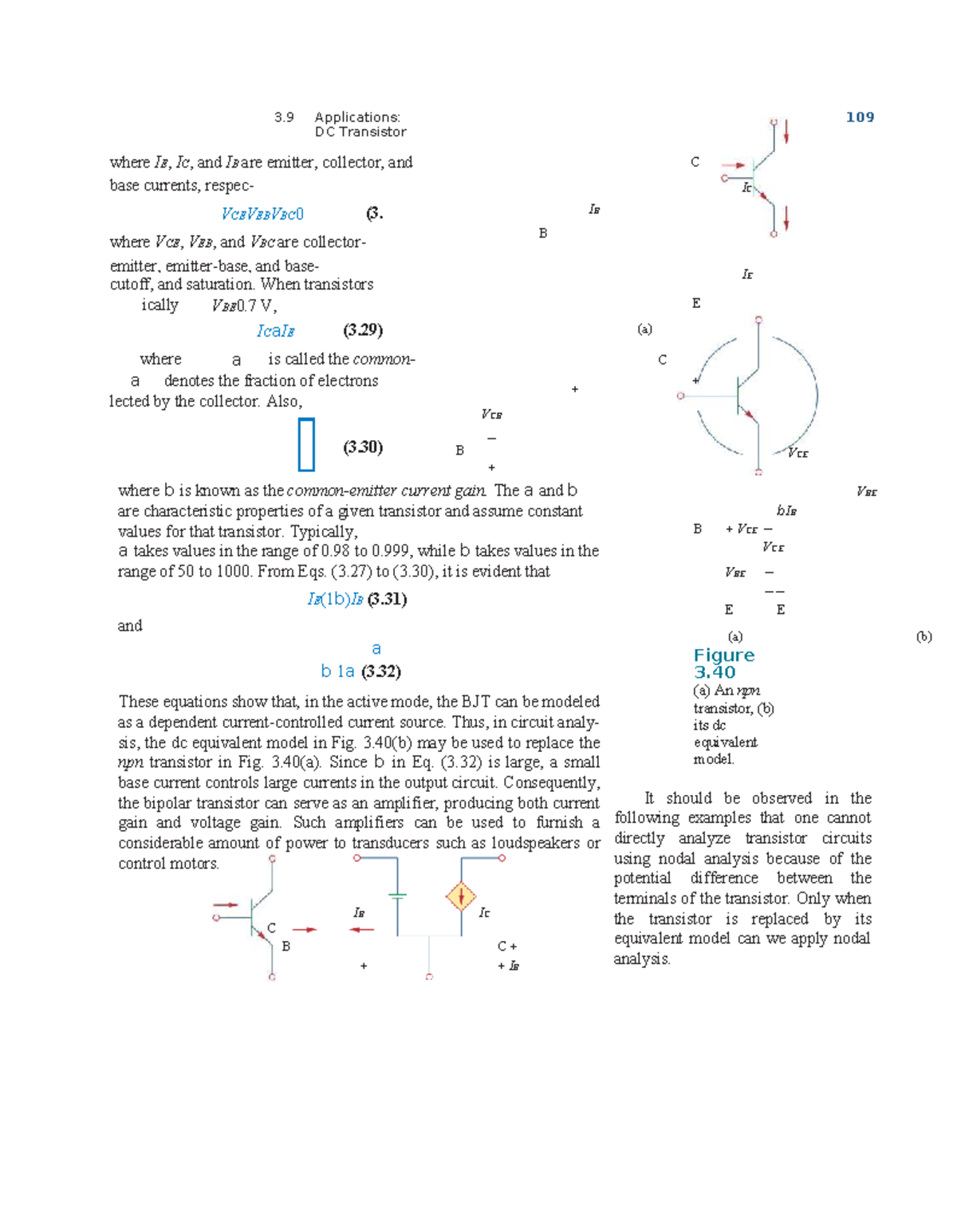 Lecture Notes: Applications of DC Transistors (3.9) - Studocu
