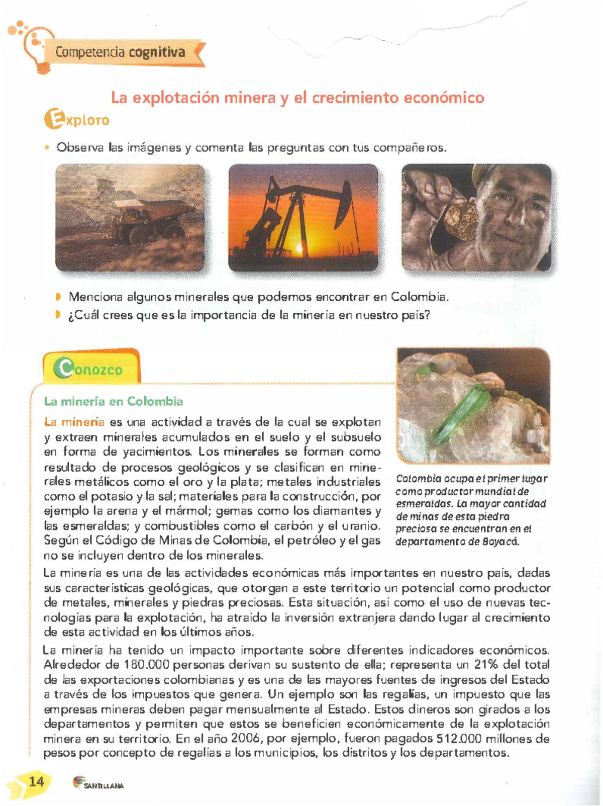 Taller sobre la Minería y su Impacto Económico en Colombia - Studocu