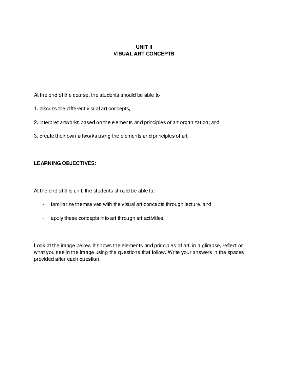 RVA - Midterm Lecture Notes on Visual Art Concepts and Applications ...
