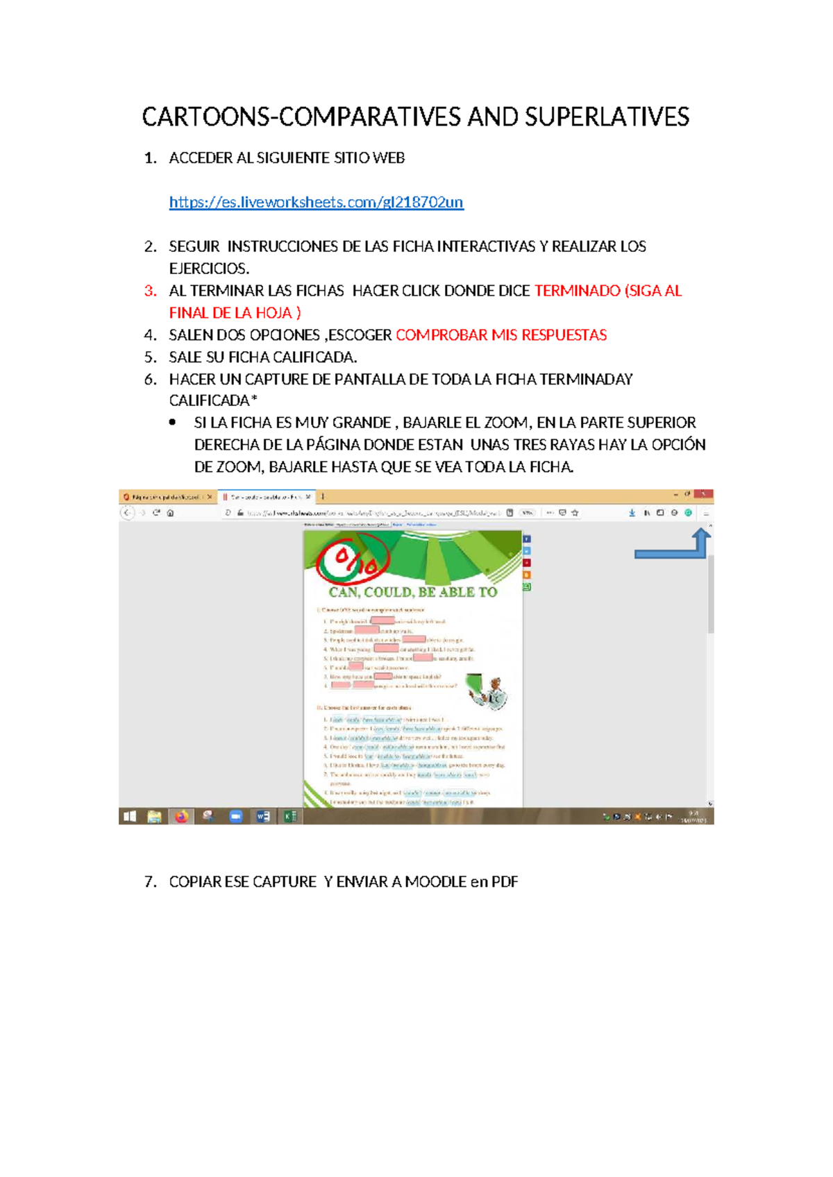 TASK 3 Graded comp + superlative - CARTOONS-COMPARATIVES AND ...