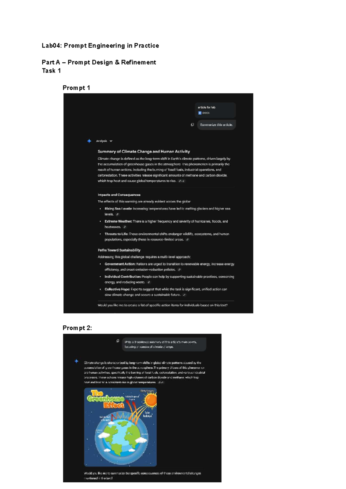 Lab 04: Prompt Engineering in Practice - Task Analysis and Refinement ...