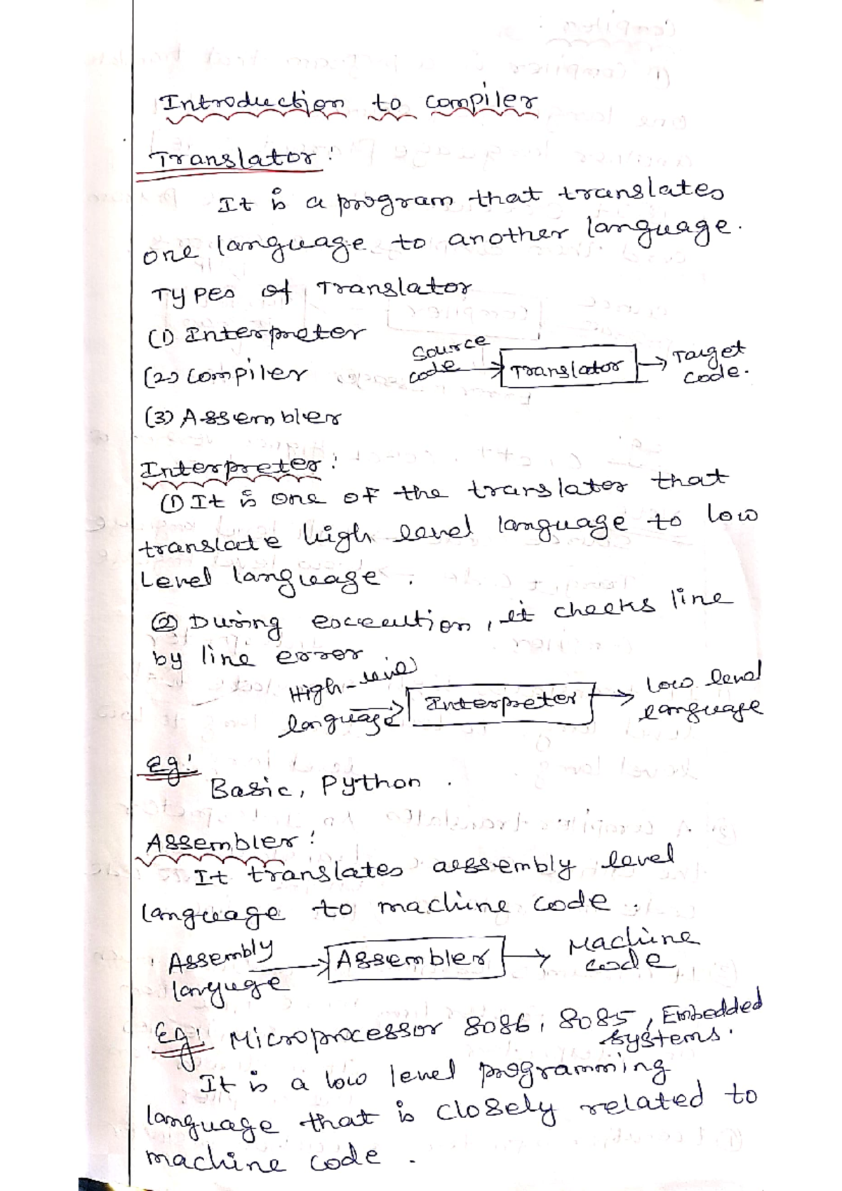 CD Unit 1 - Compiler Translation and Phases Overview - Studocu