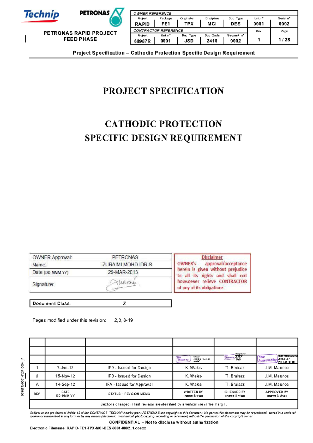 Rapid-FE1-TPX-MCI-DES-0001-0002 1 S - Cathodic Protection Design ...