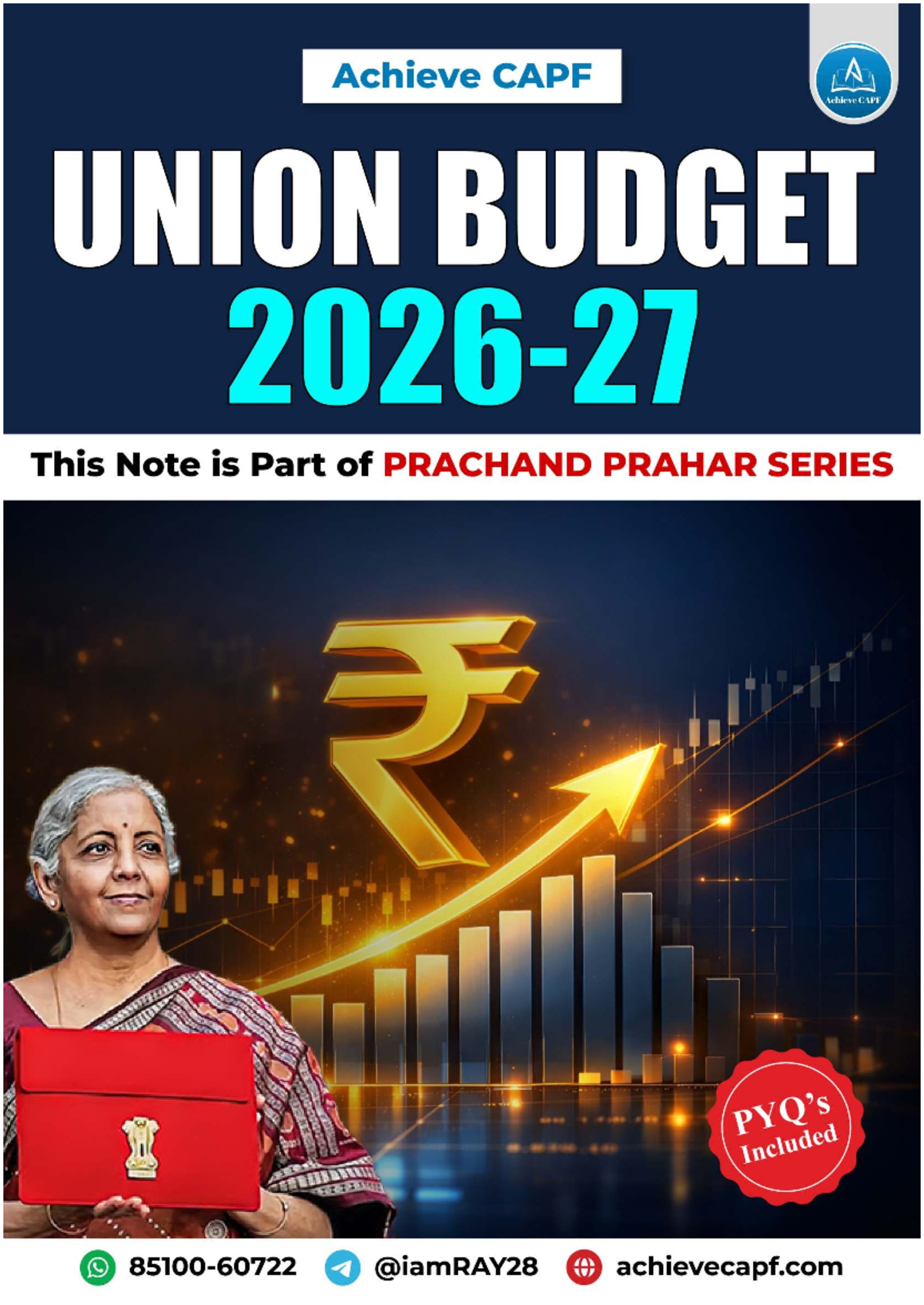 Union Budget 2026-27 Overview and Key Insights for CAPF - Studocu