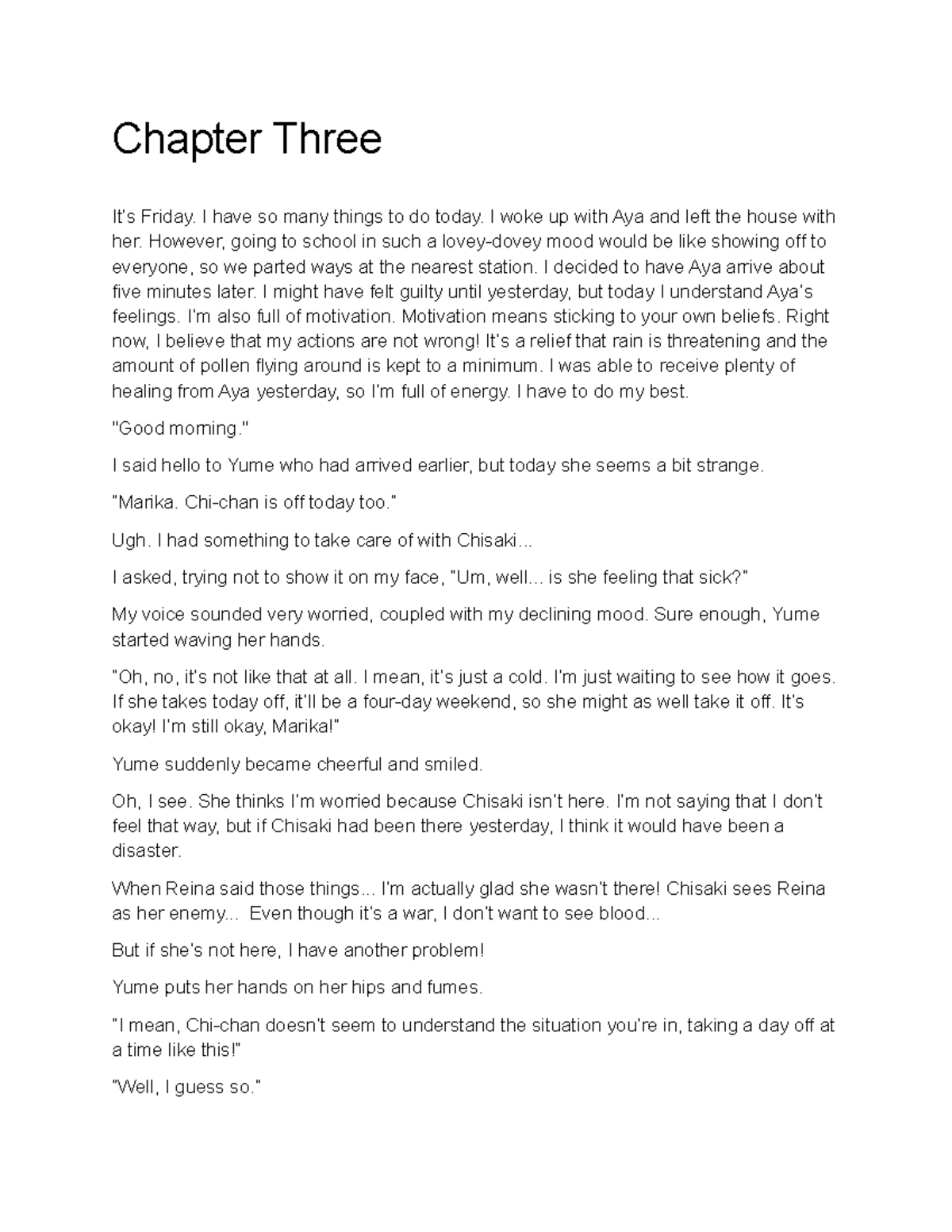 Chapter 3: Navigating Relationships and Emotions in School Life - Studocu