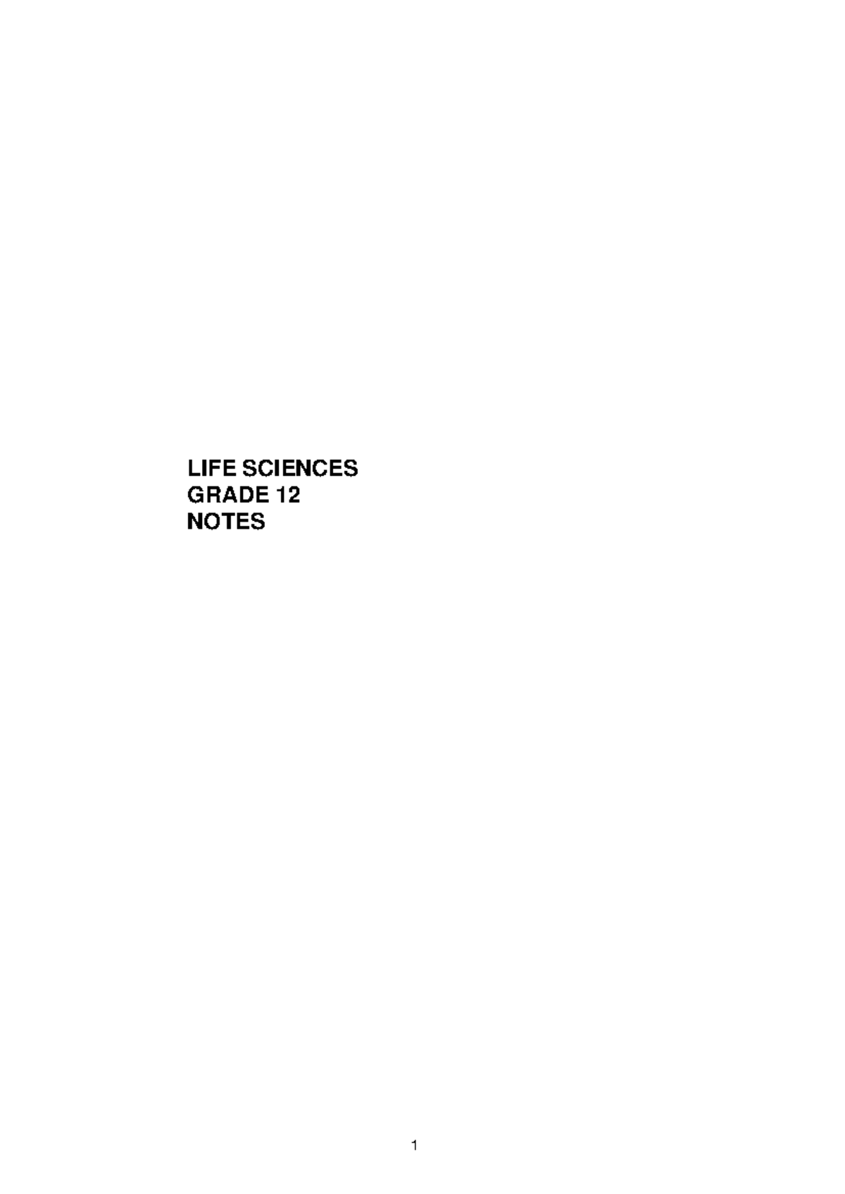 LIFE SCIENCES GRADE 12: Reproductive Strategies & Human Reproduction ...