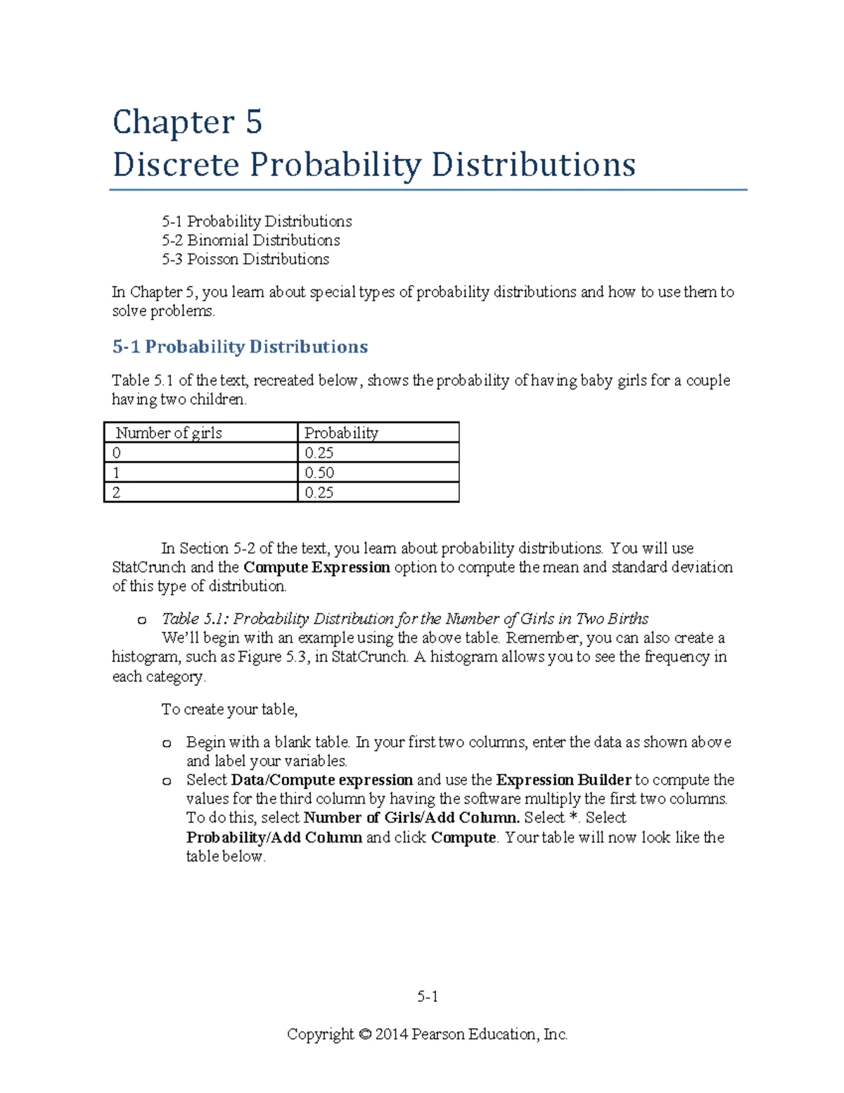 Statistics Ap - appendix - A- Copyright © 2014 Pearson Education ...