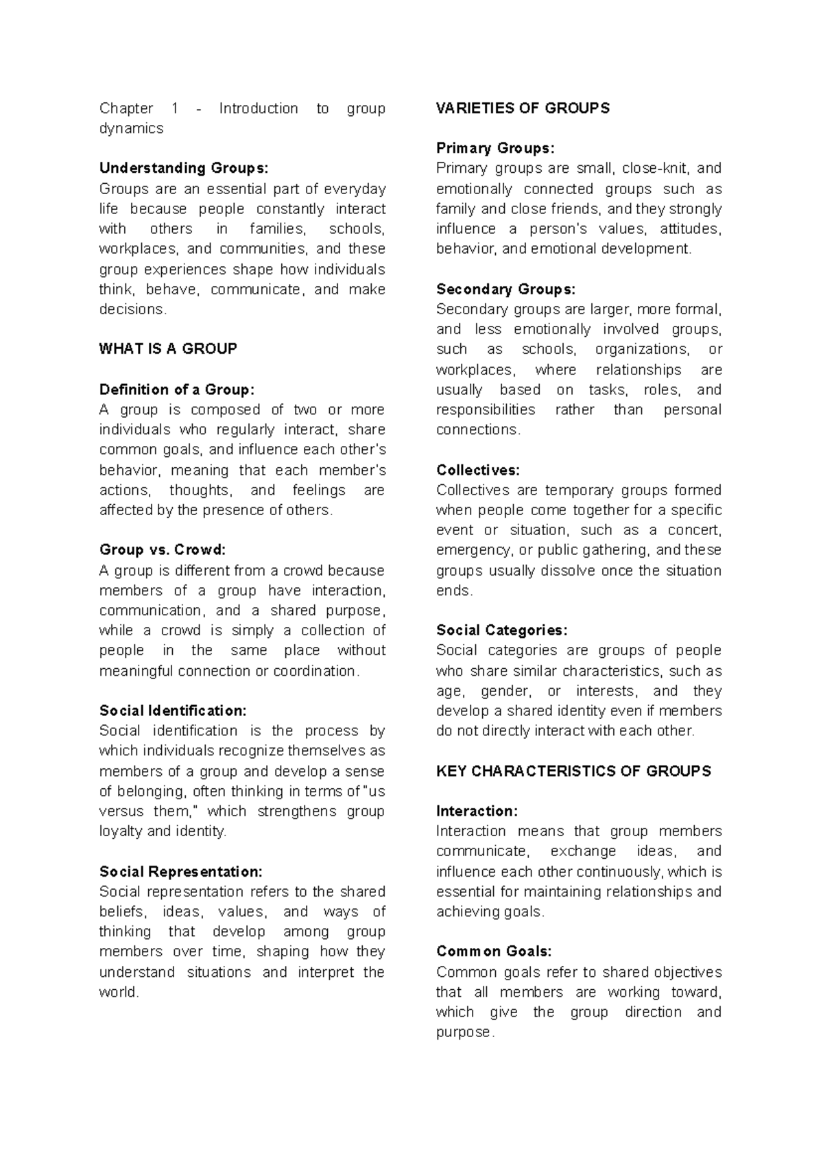 Group Dynamics - Module 1: Understanding Groups and Their ...