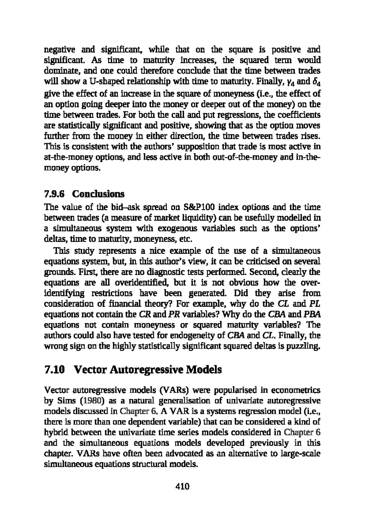 S5 VAR Model Analysis: Insights on Market Liquidity and Trade Dynamics ...