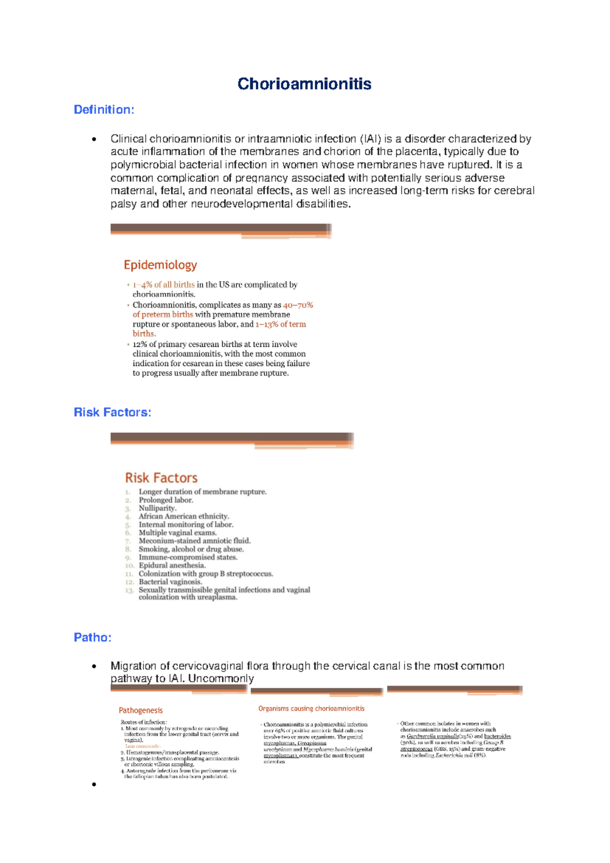 How Serious Is Chorioamnionitis