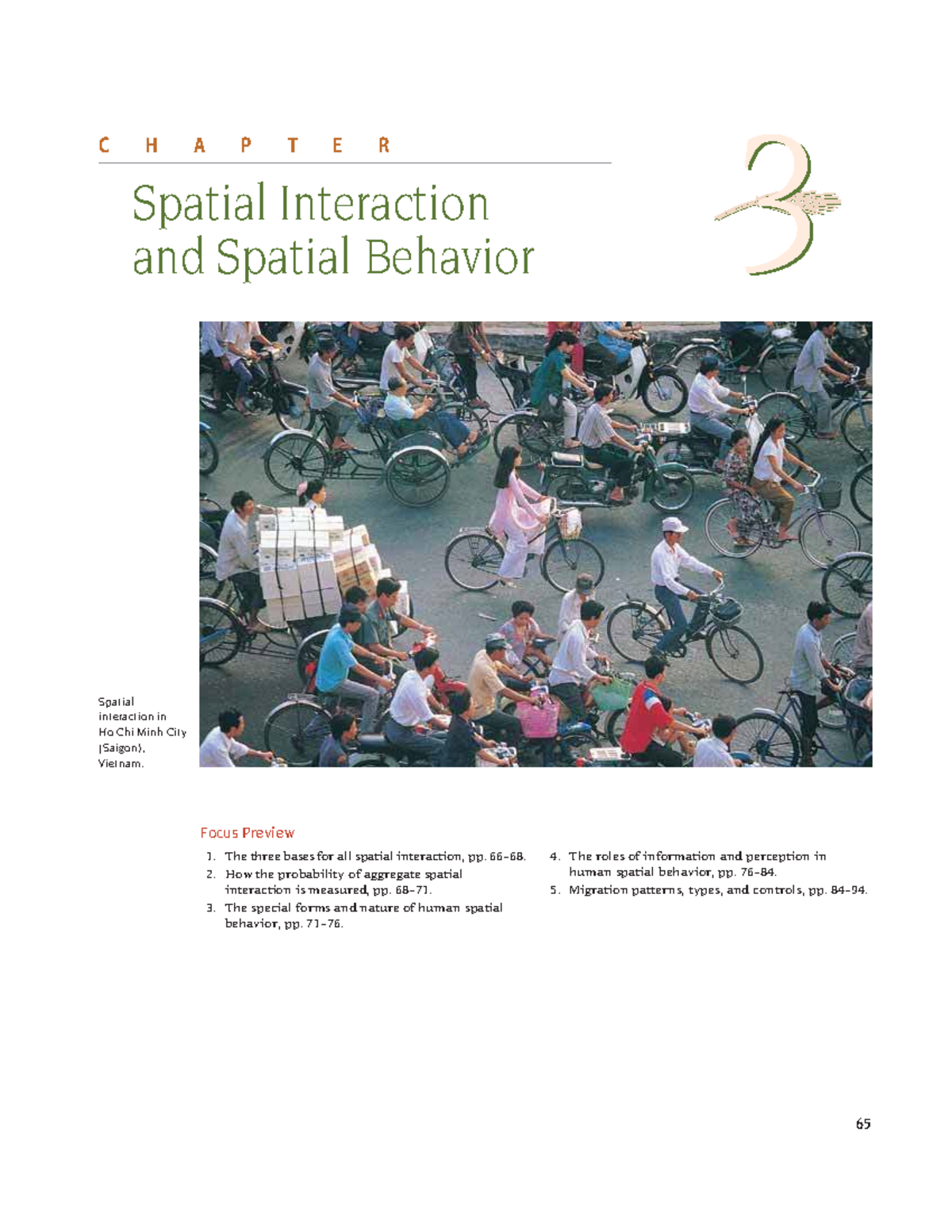 Chapter on Spatial Interaction and Behavior - Studocu