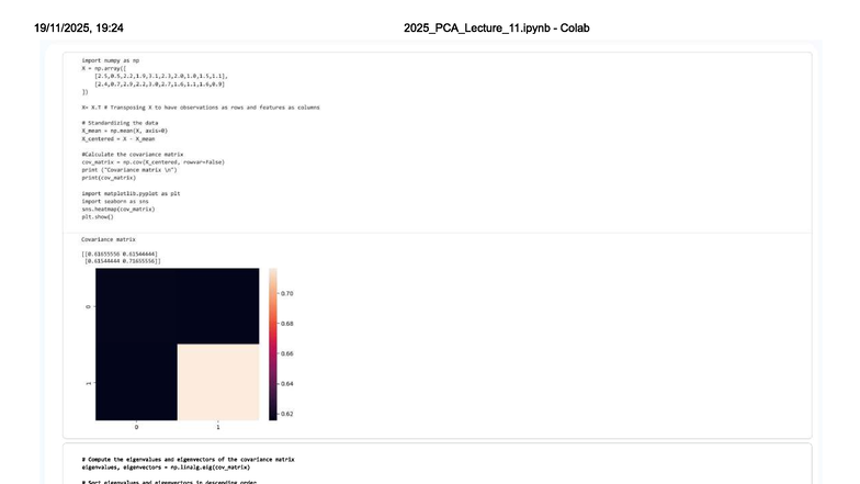 2025 PCA Lecture 11: Data Standardization and Dimensionality Reduction ...