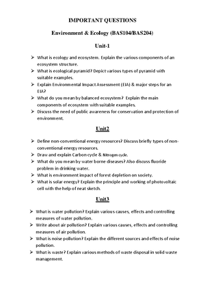 Environment AND Ecology BAS 104 - QP23DP2_ | 31-03-2023 08:47:49 | 117. ...