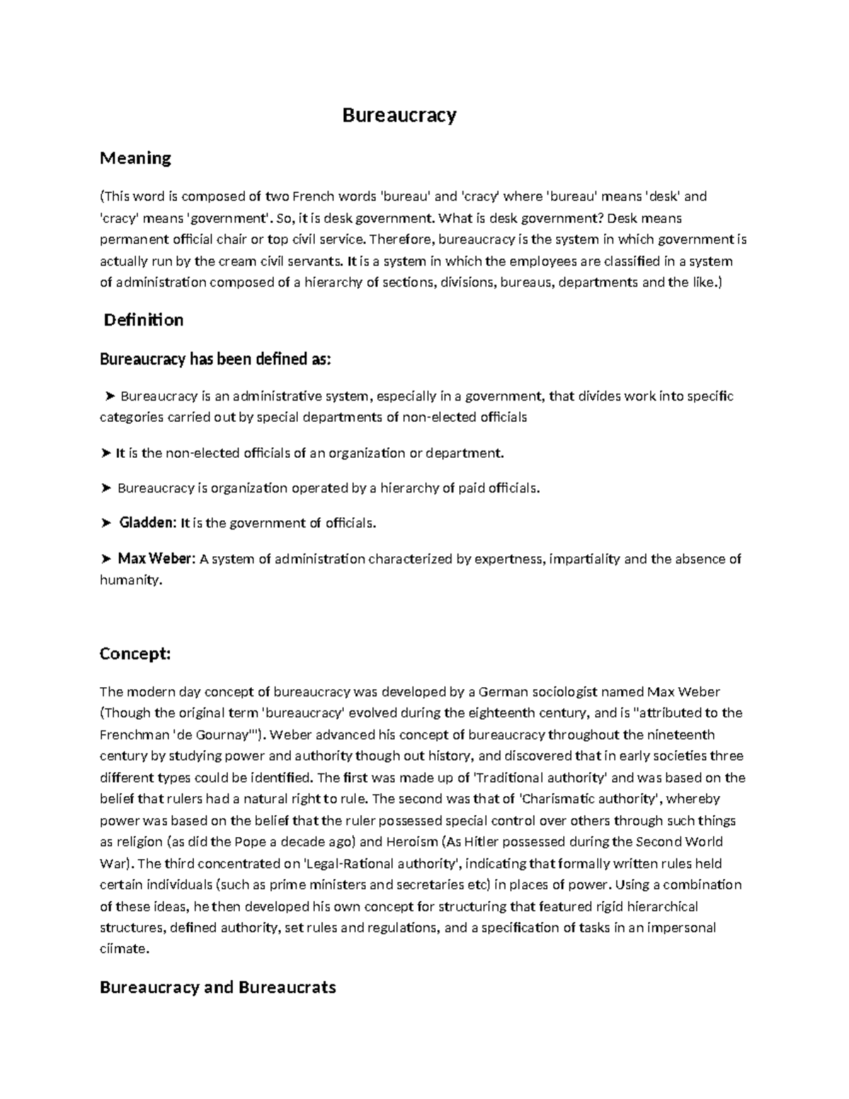 Bureaucracy: Definition, Characteristics, and Max Weber's Insights ...